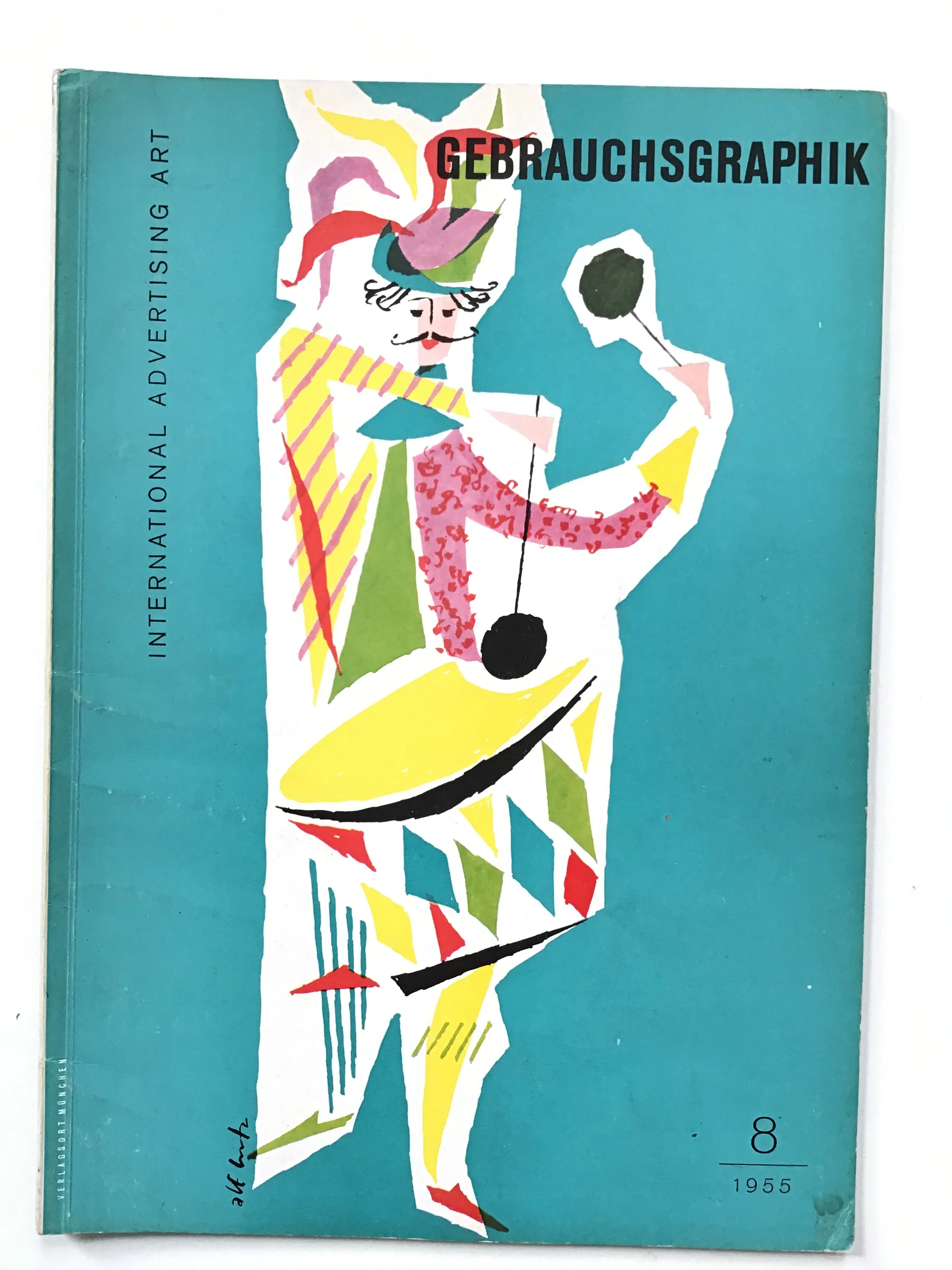Gebrauchsgraphik magazine on International Advertising Art 8/1955