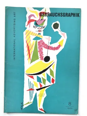 Gebrauchsgraphik magazine on International Advertising Art 8/1955