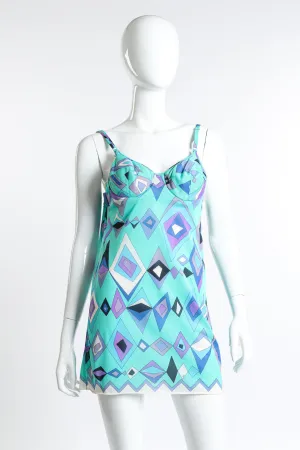 Geo Diamond Print Slip
