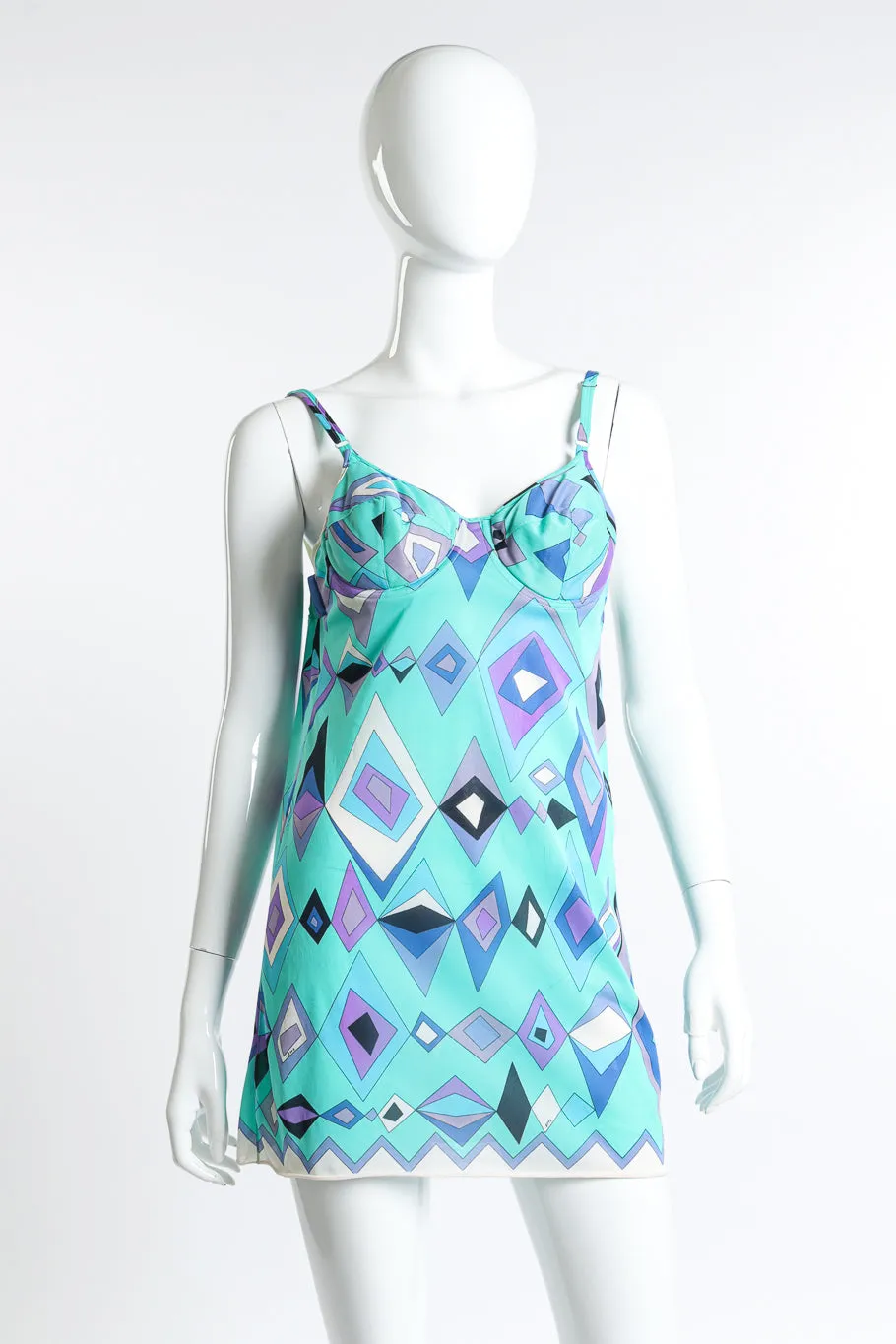 Geo Diamond Print Slip