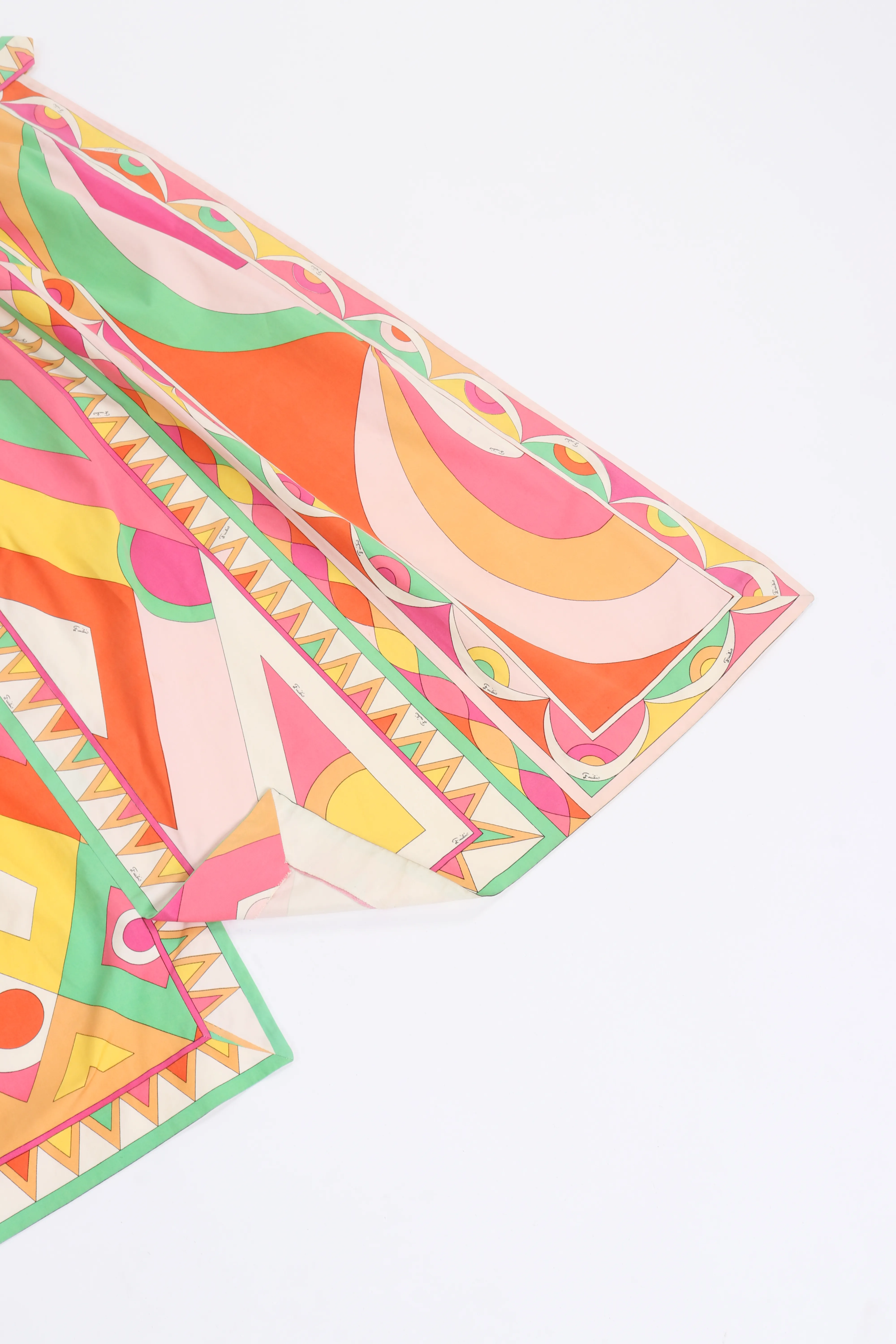 Geometric Graphic Print Maxi Skirt
