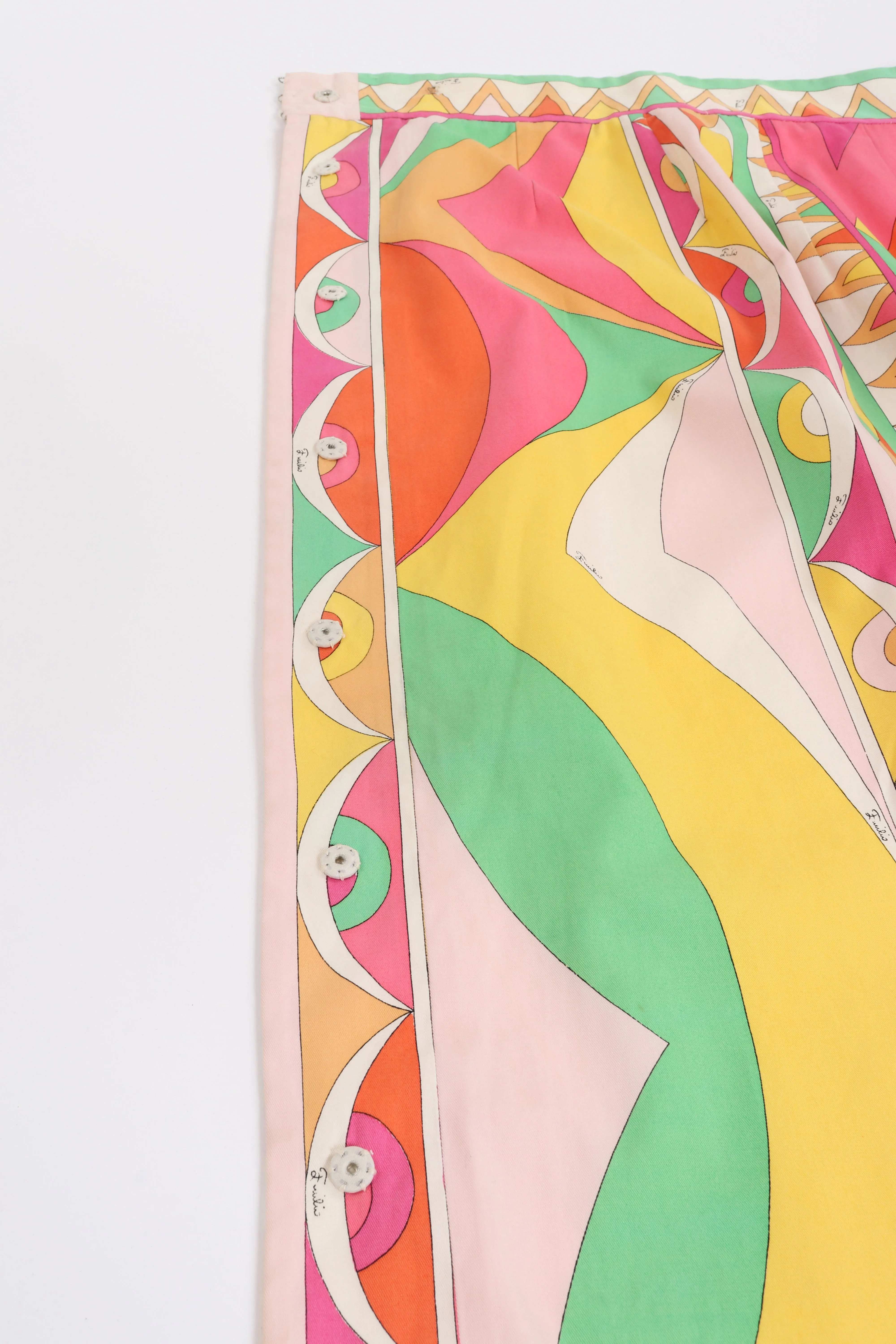 Geometric Graphic Print Maxi Skirt