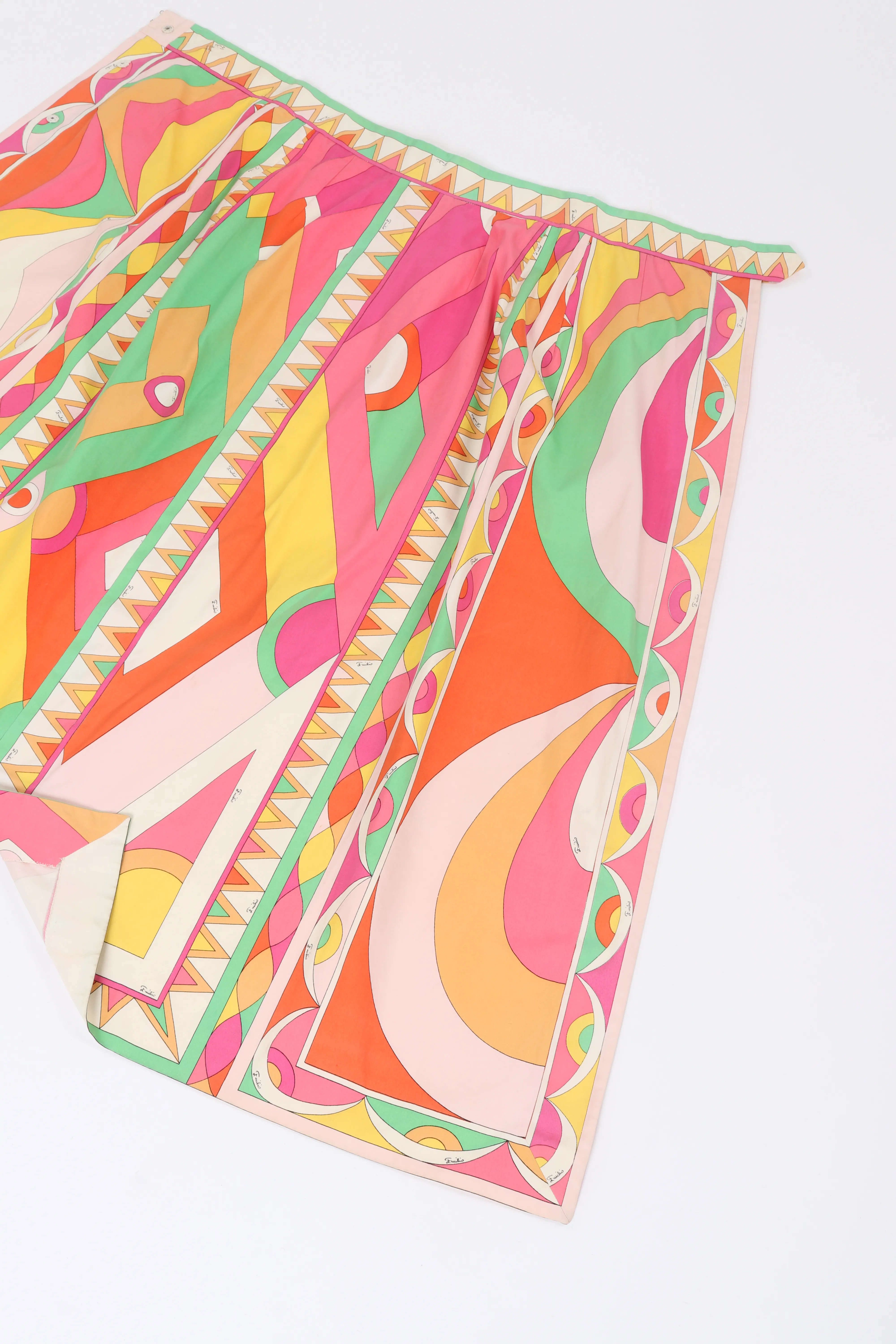 Geometric Graphic Print Maxi Skirt