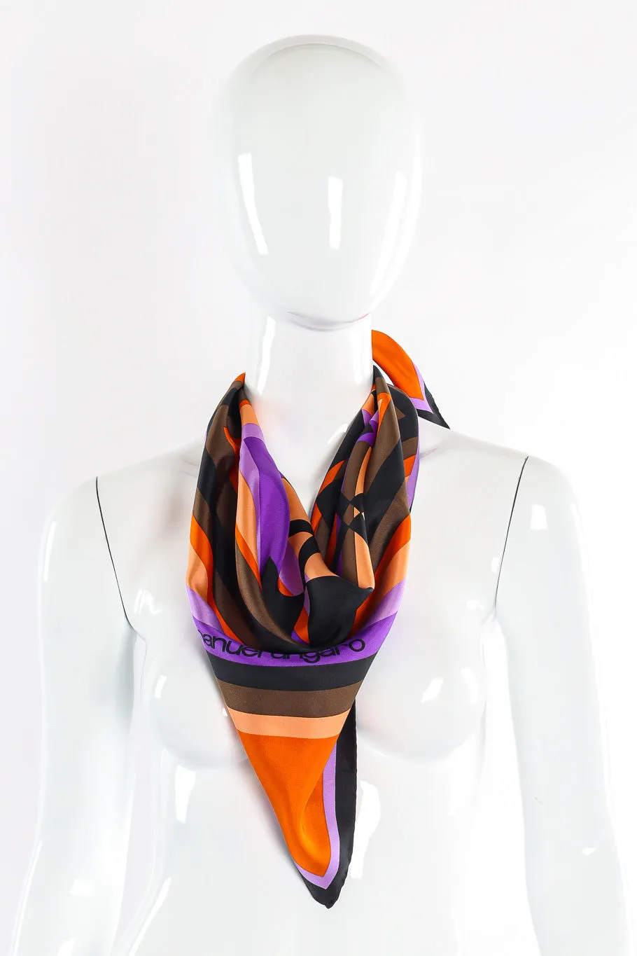 Geometric Stripe Scarf
