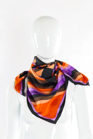 Geometric Stripe Scarf
