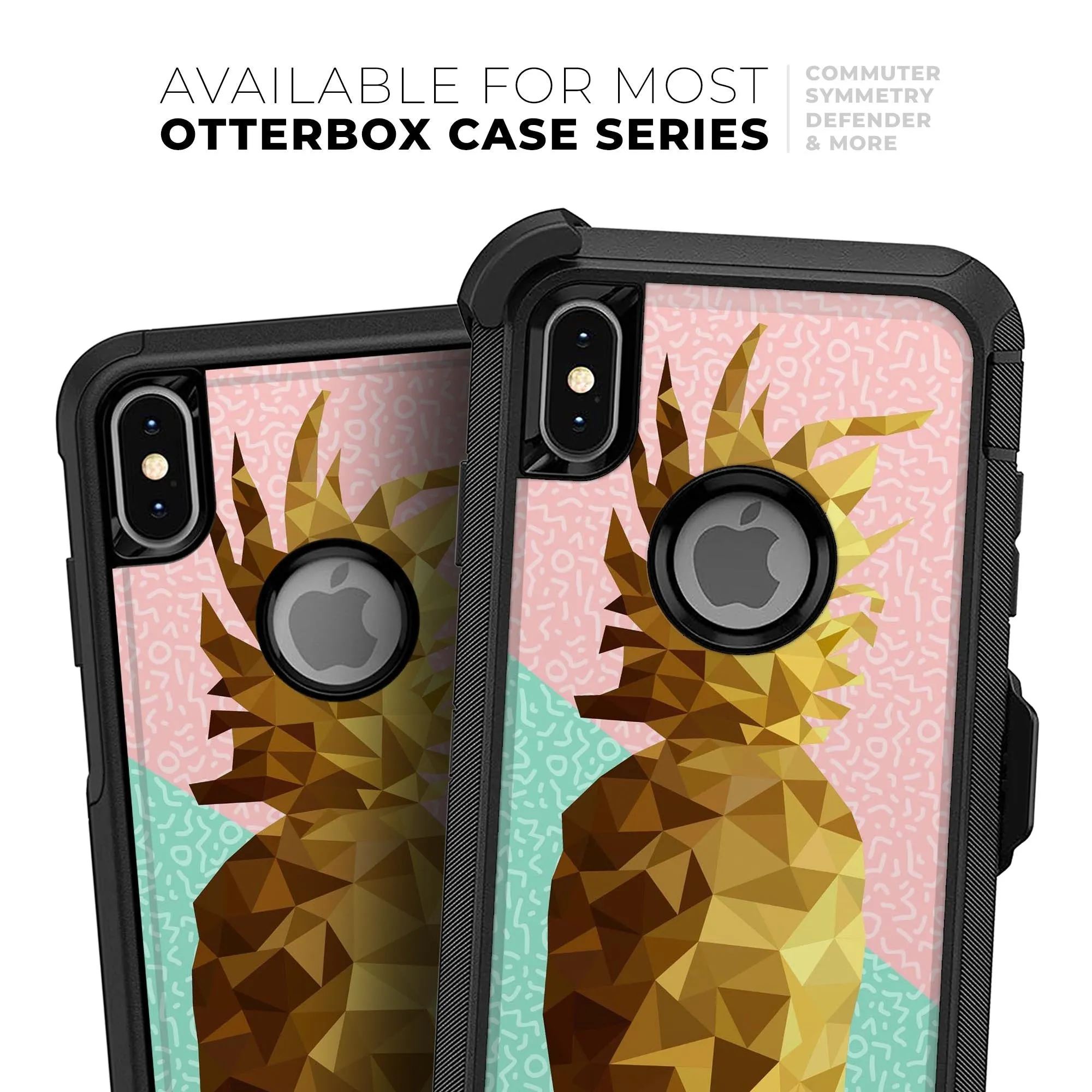 Geometric Summer Pineapple Skin Kit for the iPhone Cases