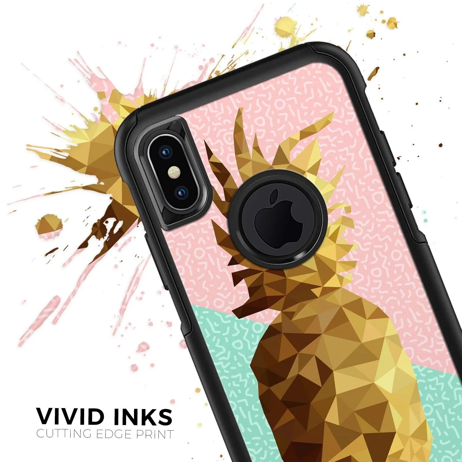 Geometric Summer Pineapple Skin Kit for the iPhone Cases