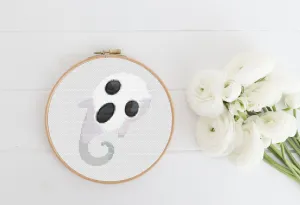Ghost Cross Stitch Pattern #1278