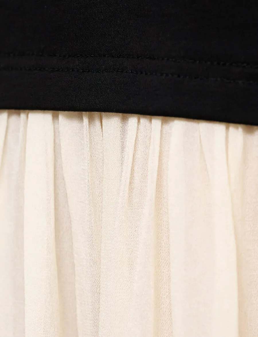 Gia Chiffon Hem Tank Dress-BESTSELLER