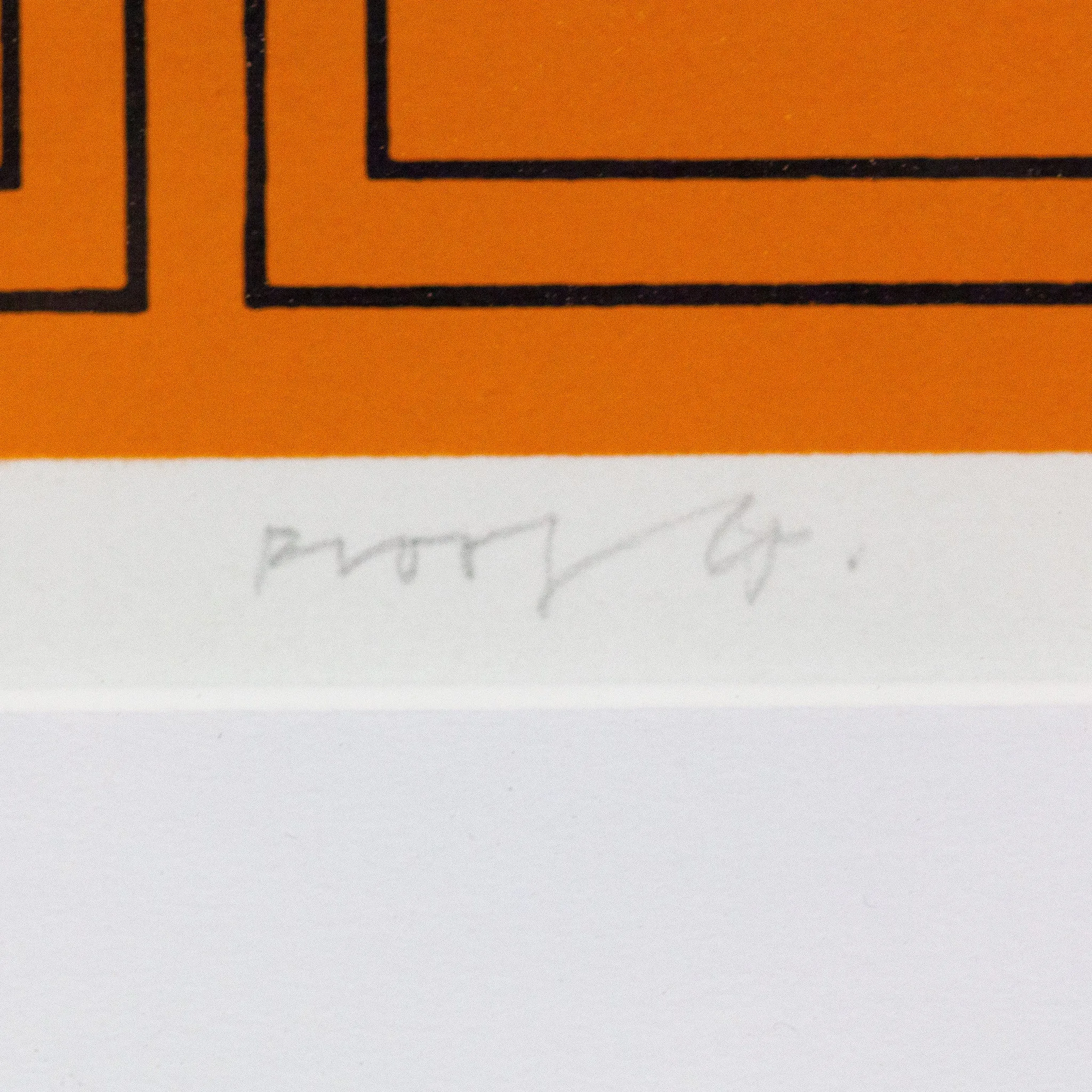 GORDON HOUSE "ORANGE MATRICES" 1968