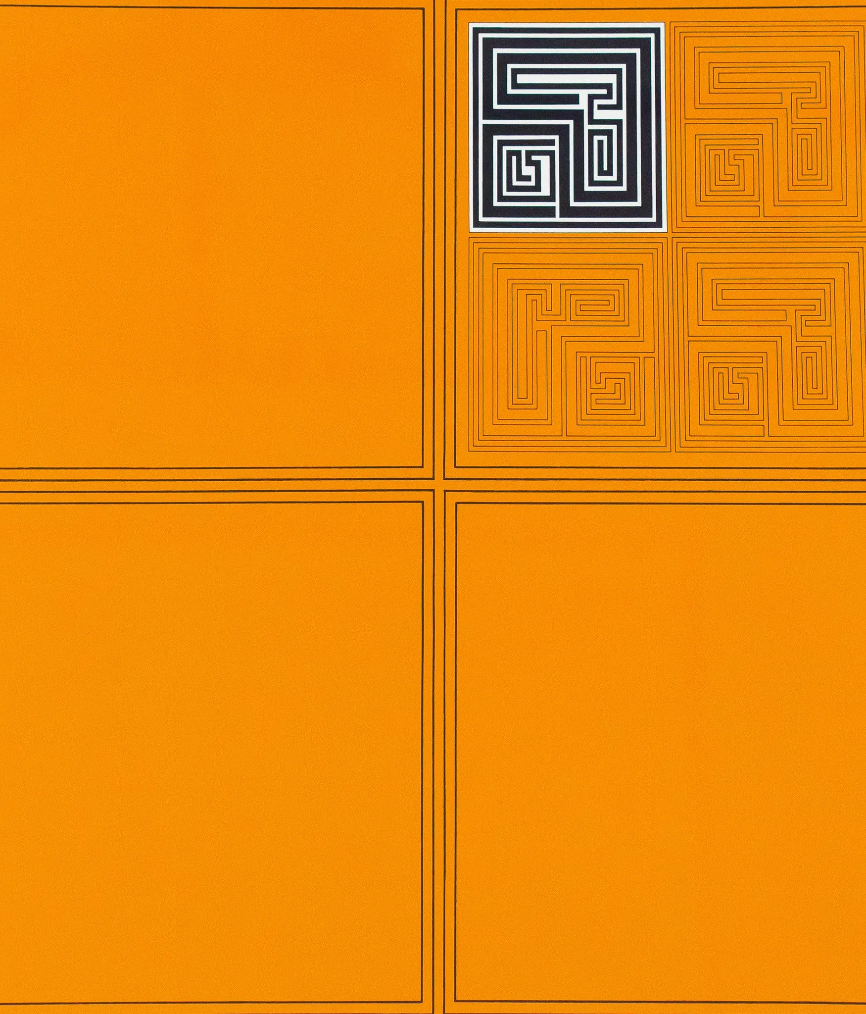 GORDON HOUSE "ORANGE MATRICES" 1968