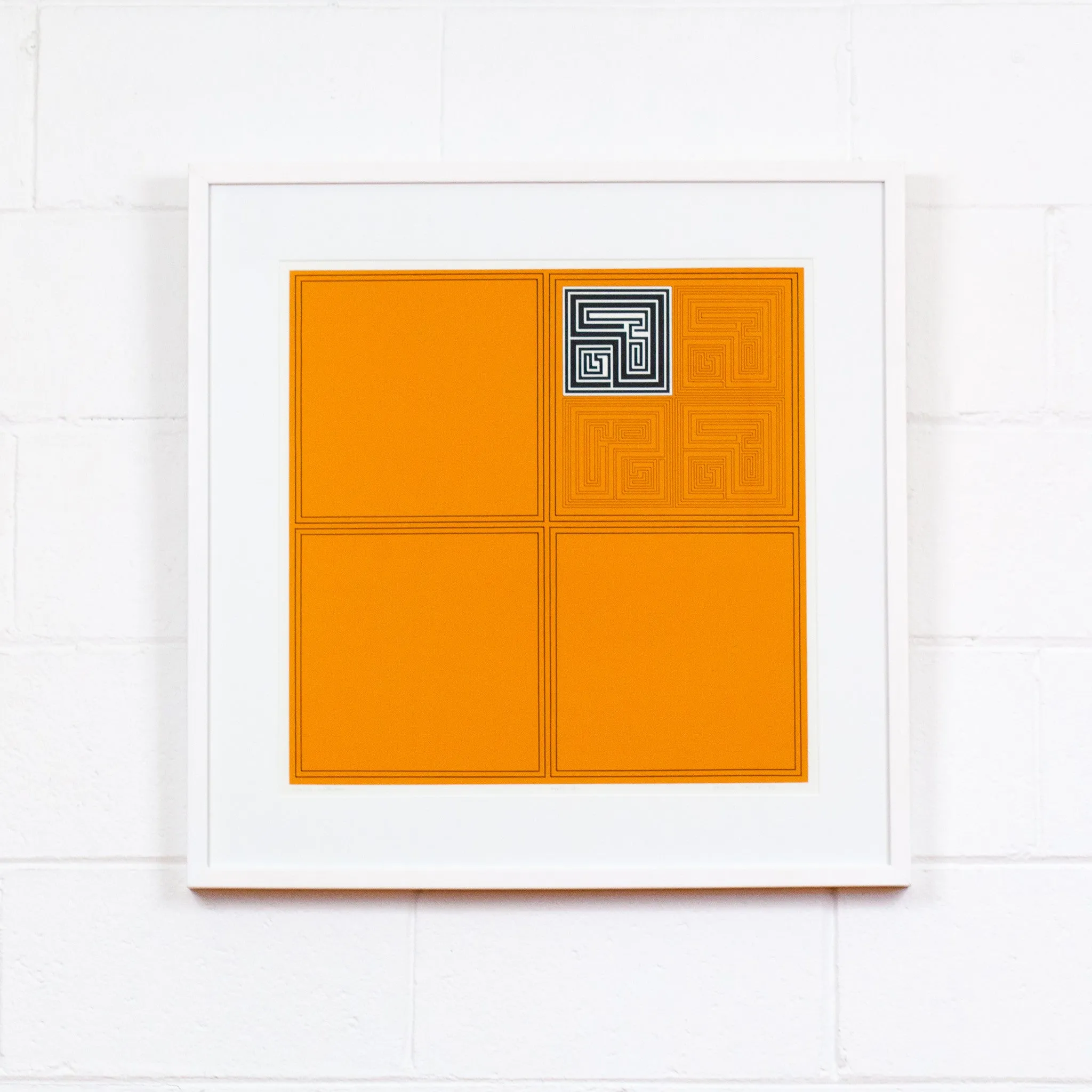 GORDON HOUSE "ORANGE MATRICES" 1968