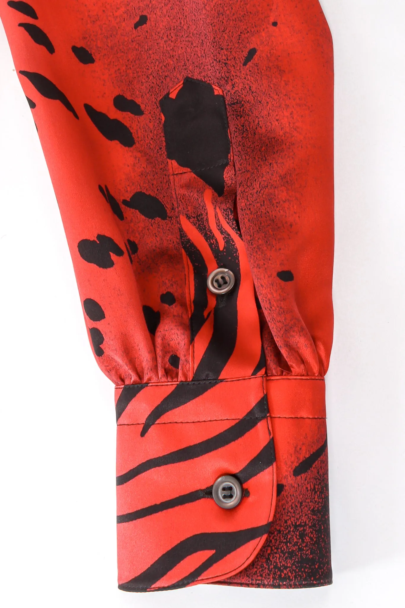 Graphic Animal Print Blouse