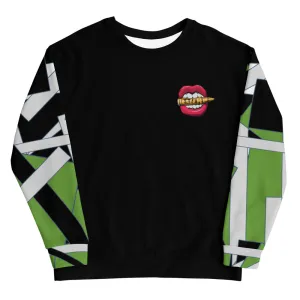 Green Geometric Unisex Sweatshirt
