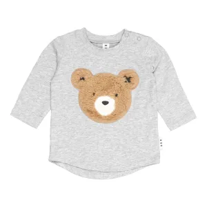 Grey Furry Huxbear Top