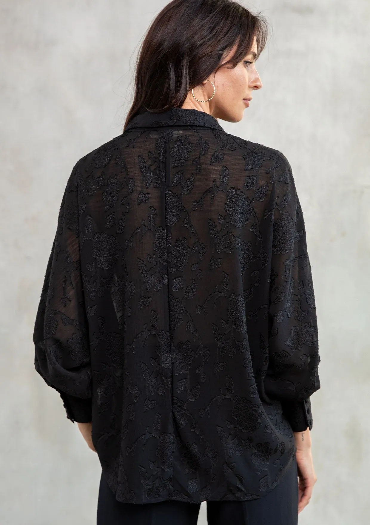 Gwyneth Jacquard Blouse