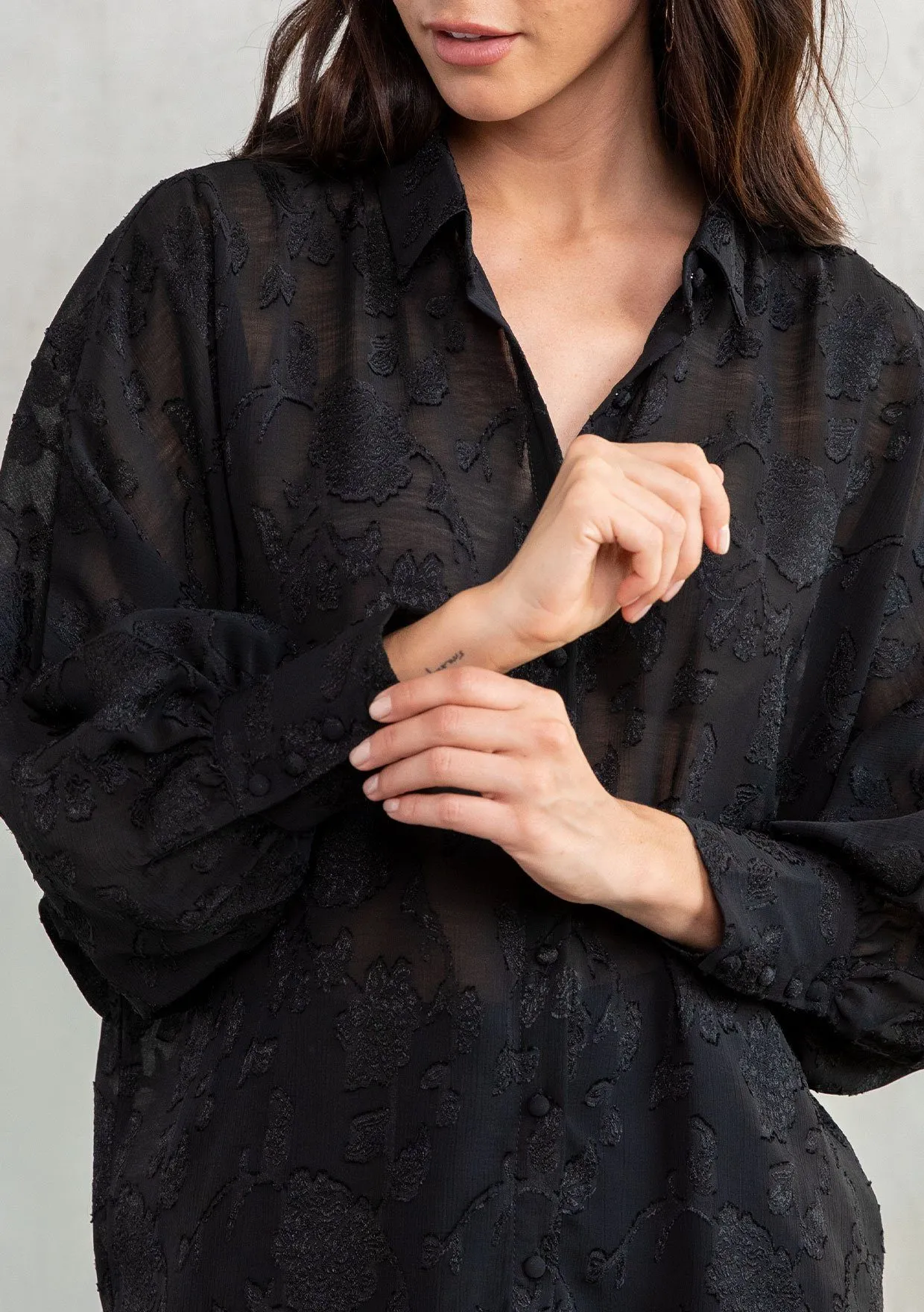 Gwyneth Jacquard Blouse
