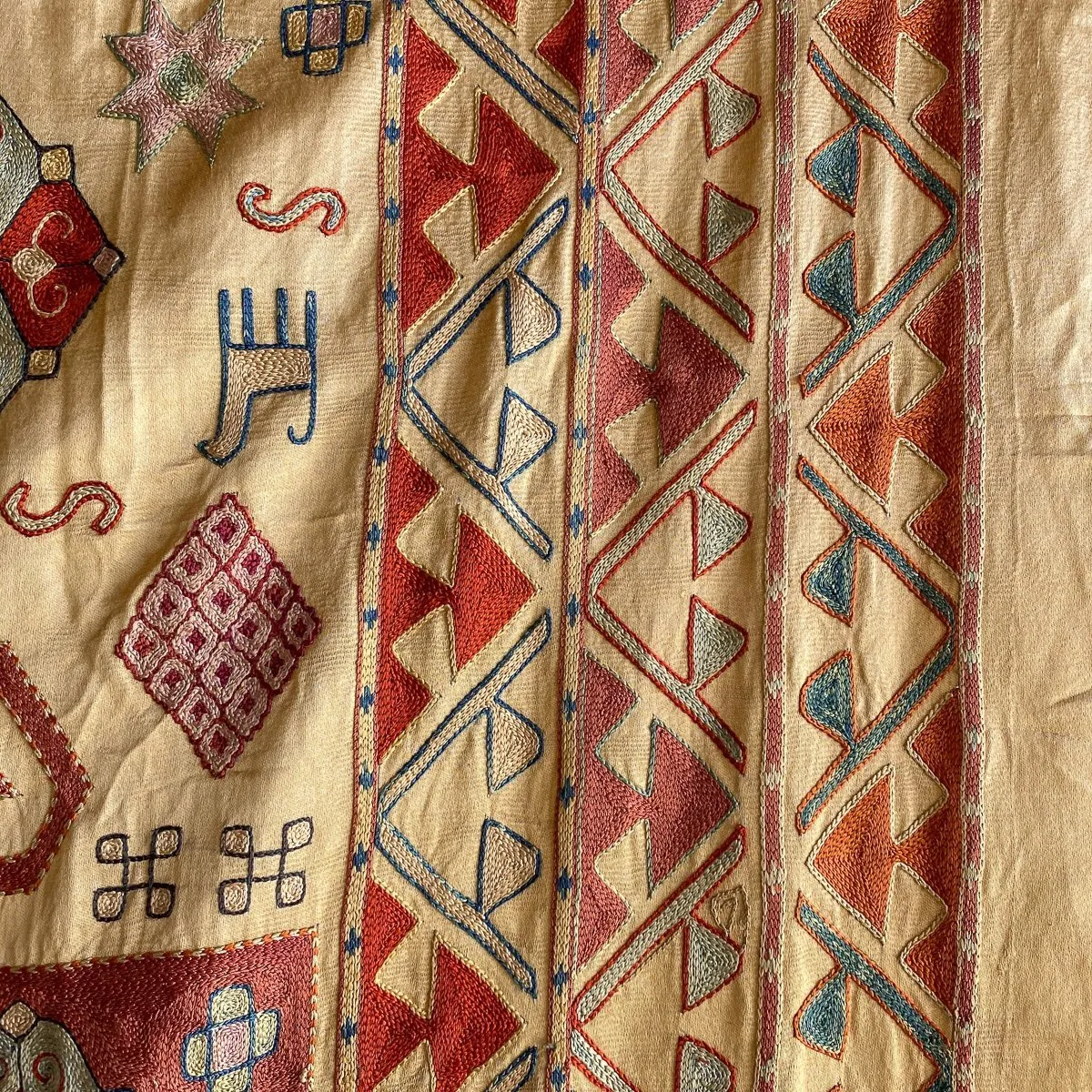 Hand Stitched Suzani (SU080320 | 81 x 61")
