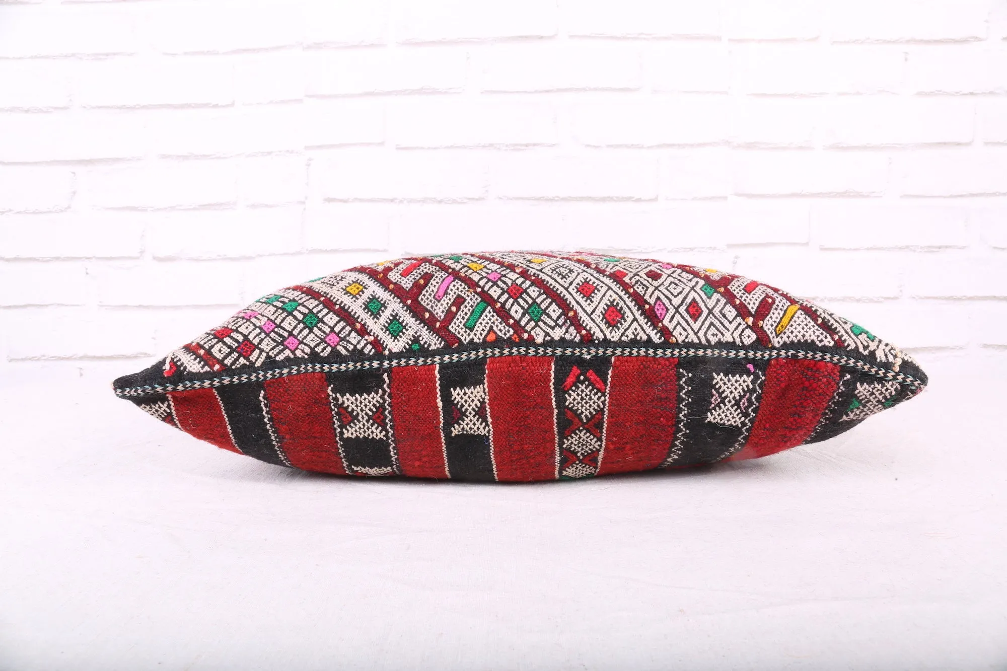 Handmade Moroccan Pillow 17.3 inches X 18.1 inches