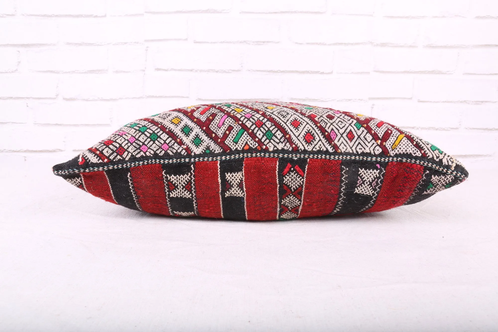 Handmade Moroccan Pillow 17.3 inches X 18.1 inches