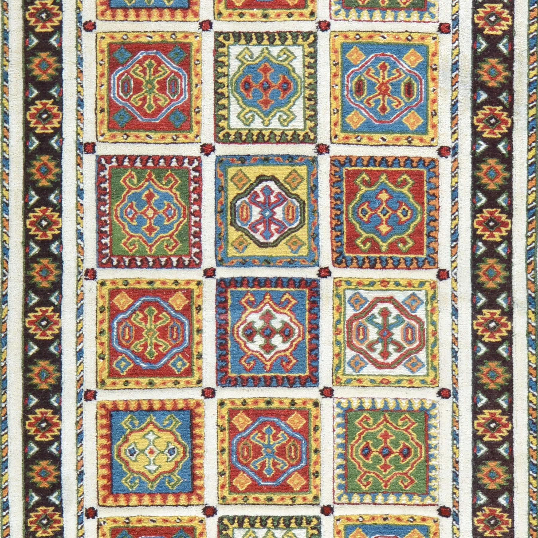 Handmade Multi Weave Soumak Hand-knotted 100% Wool Rug (Size 2.8 X 7.11) Cwral-2787