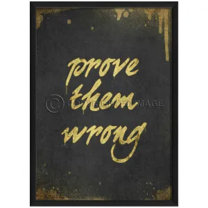 Happy Thoughts Wall Art: Prove Them Wrong