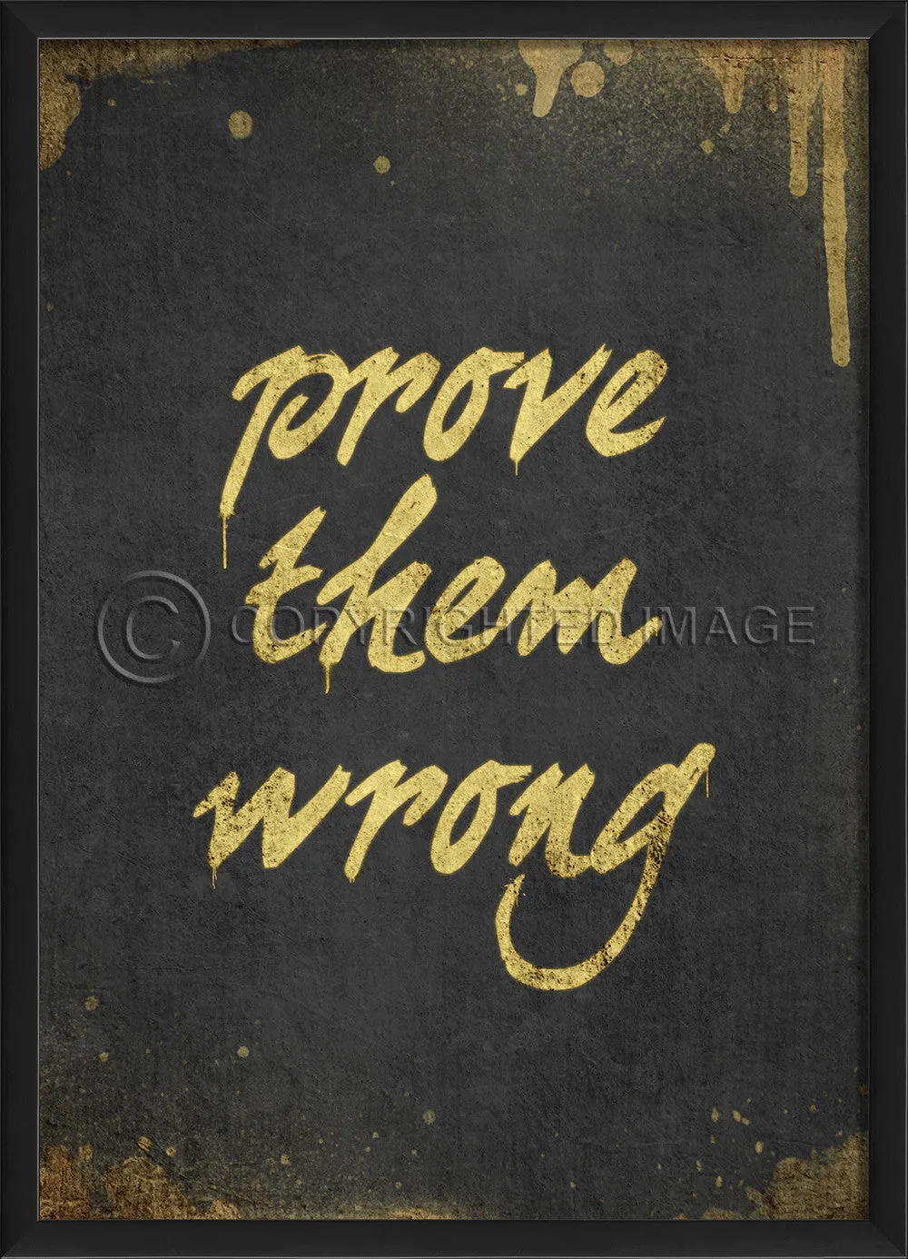 Happy Thoughts Wall Art: Prove Them Wrong