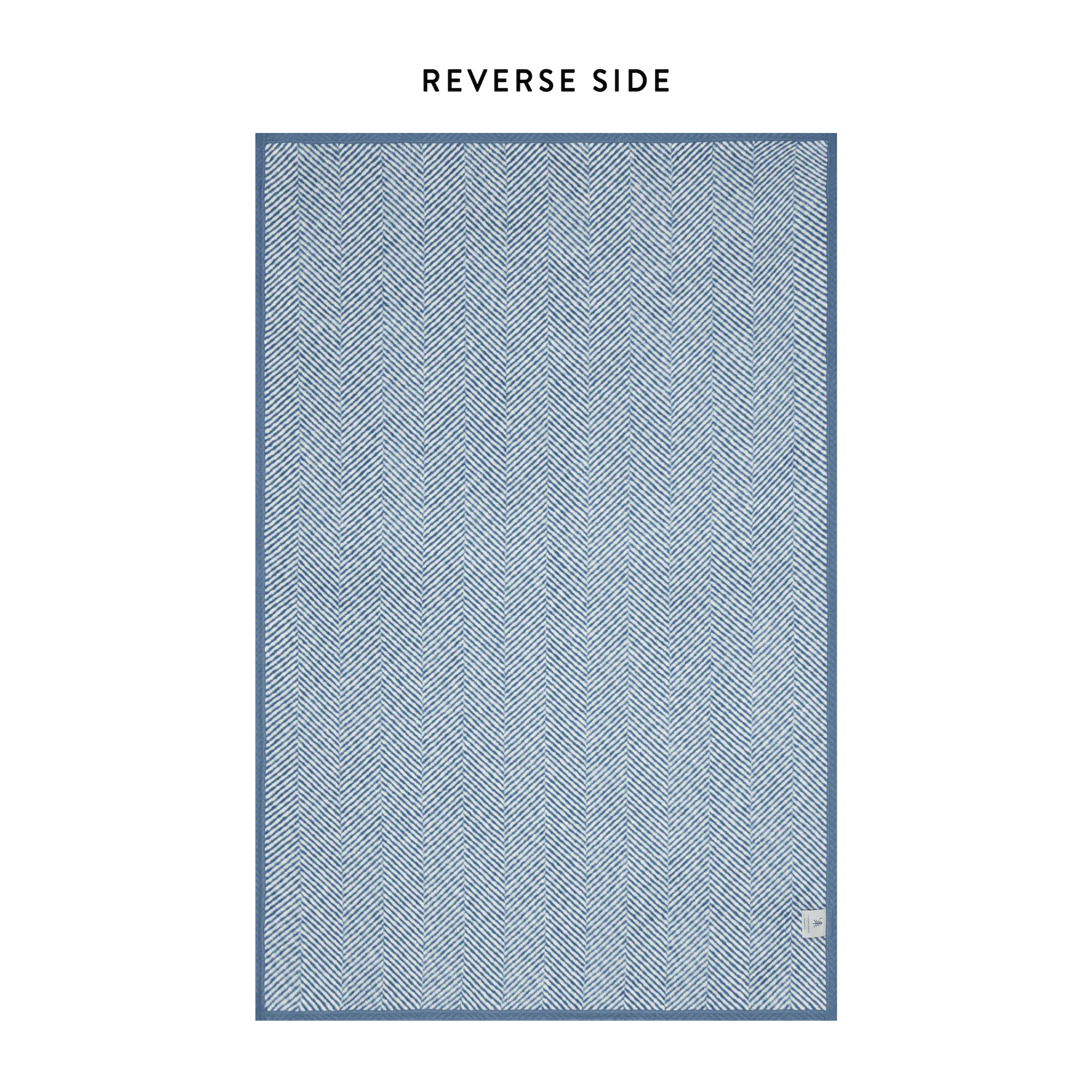 Harborview Herringbone Cornflower Dog Blanket