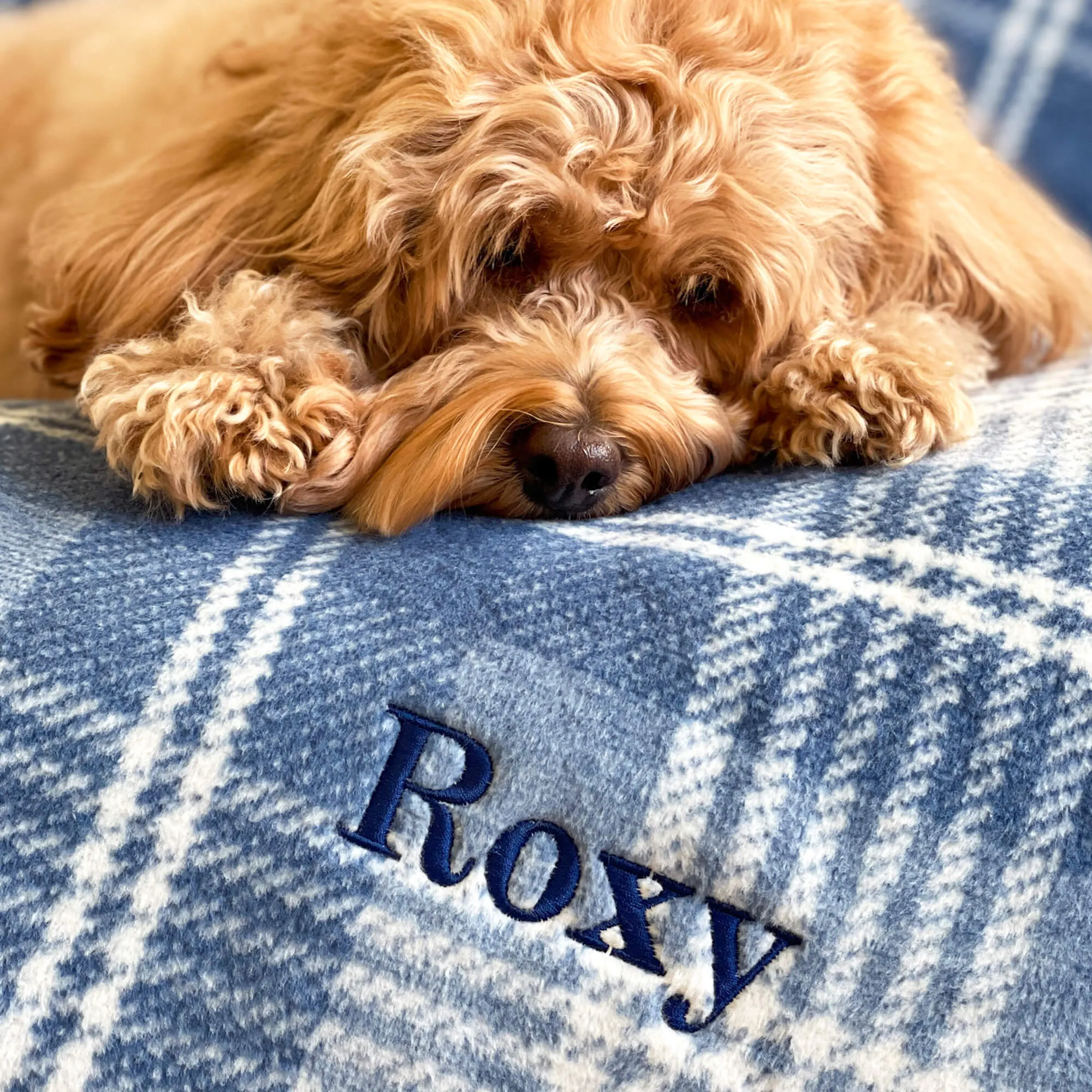 Harborview Herringbone Tan Dog Blanket