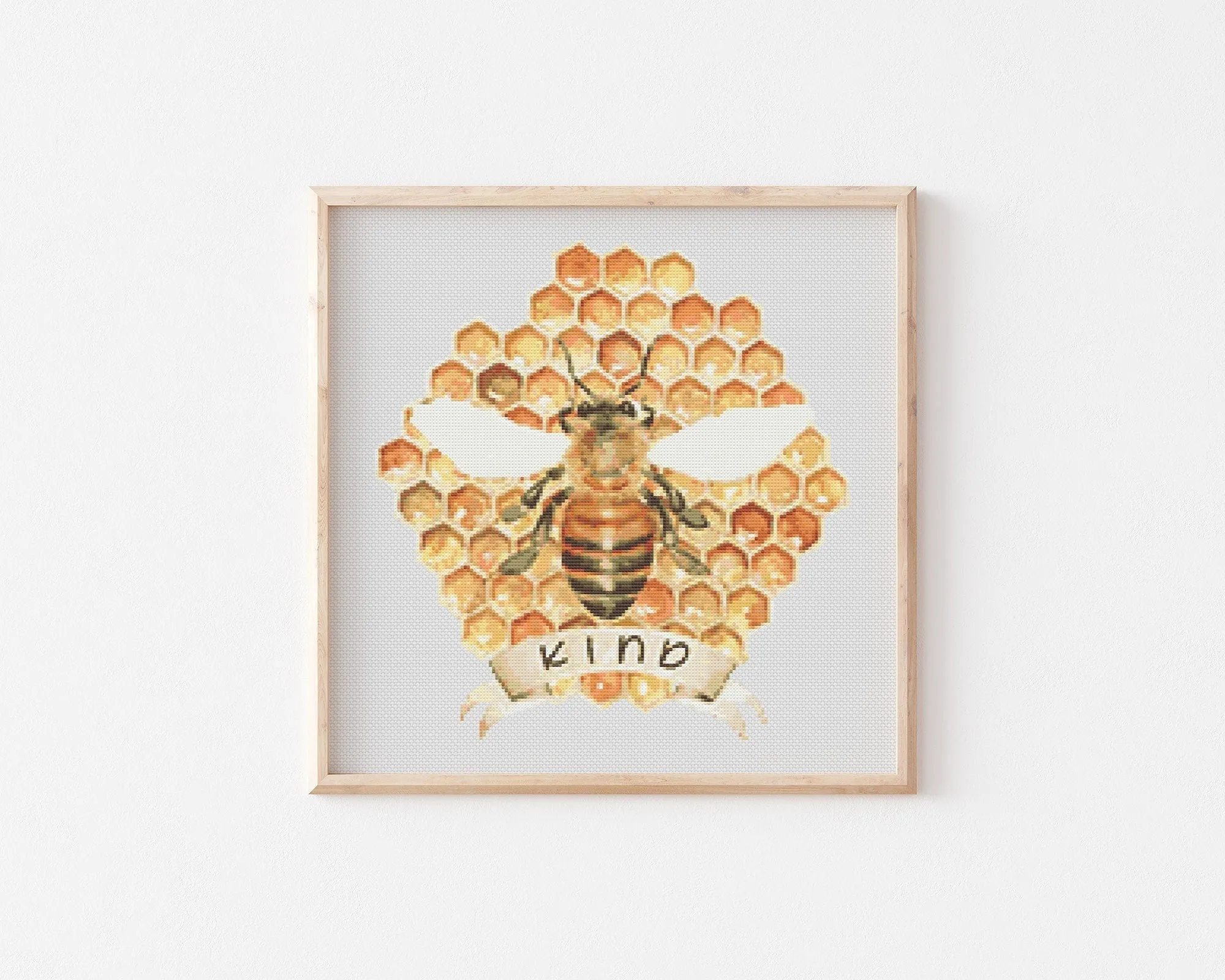 Honeycomb Cross Stitch Pattern #672