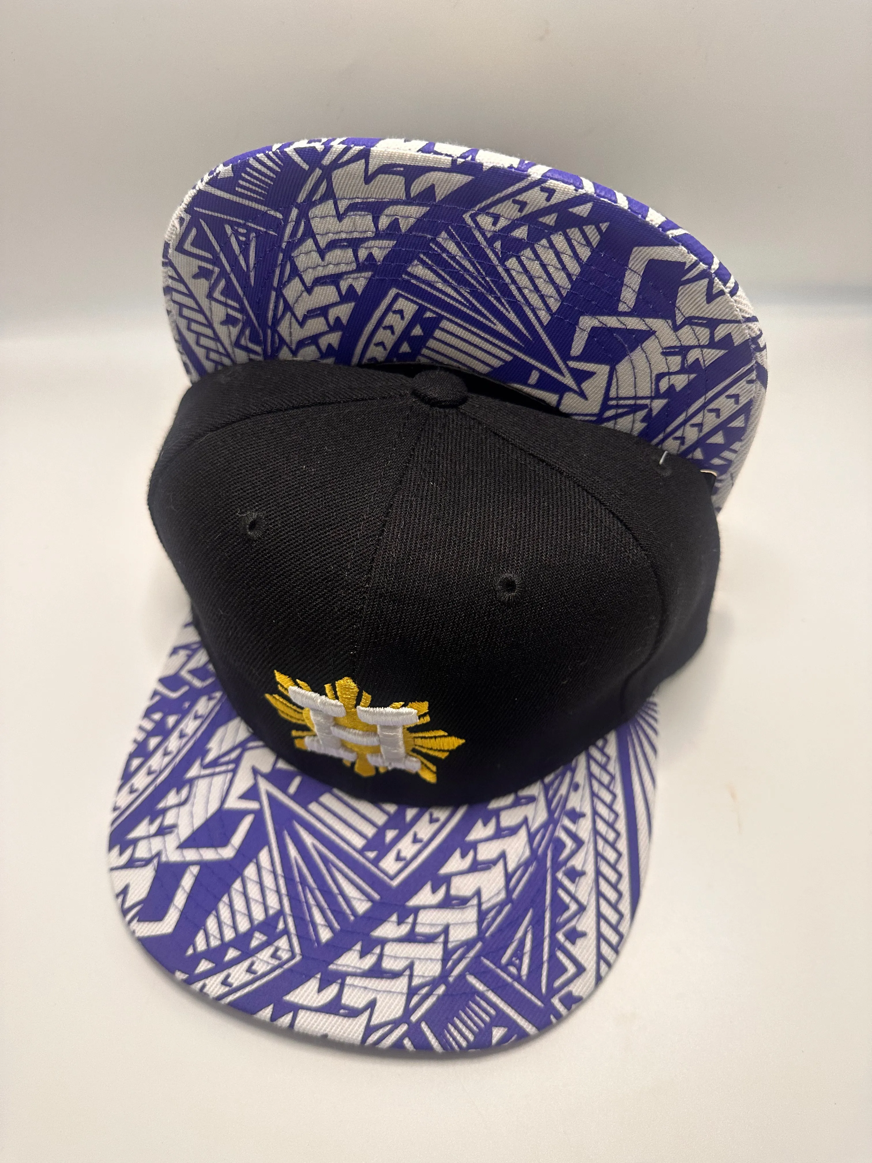 Houston Sun Philippines Blue White Tribal FILIPINO FLAG SNAPBACK