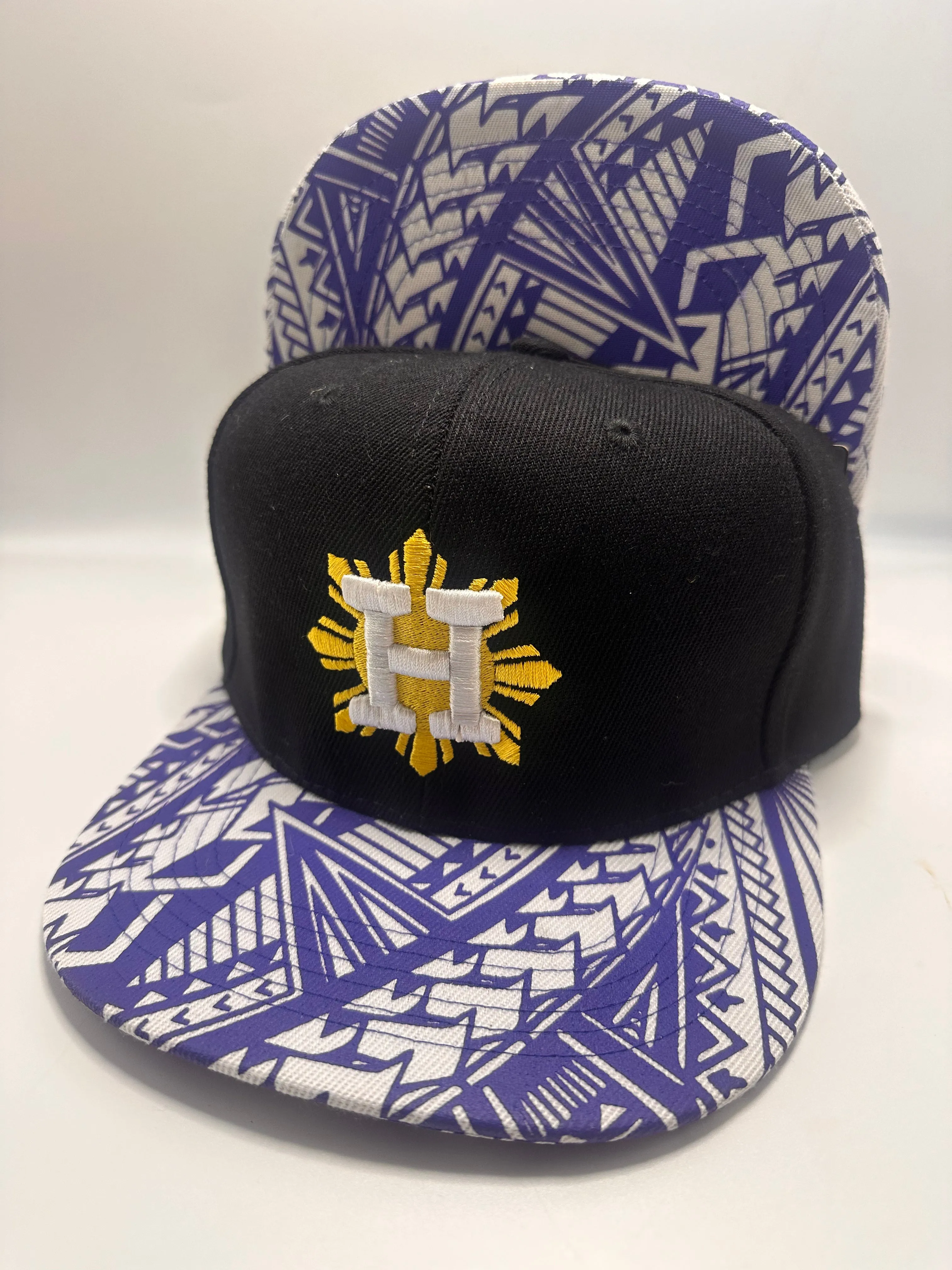 Houston Sun Philippines Blue White Tribal FILIPINO FLAG SNAPBACK