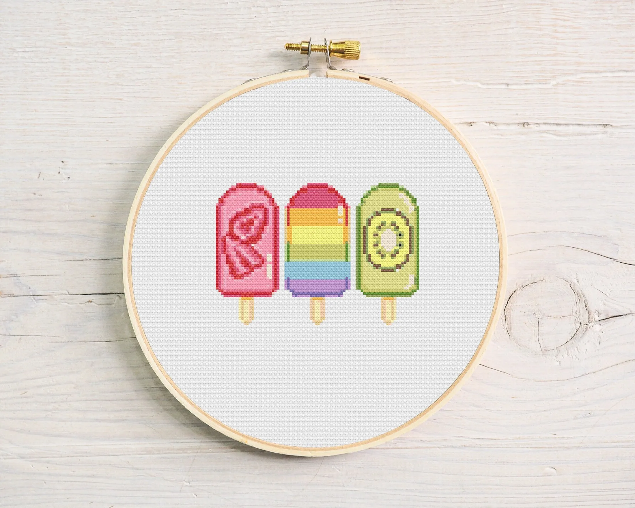 Ice Cream Cross Stitch Pattern #255