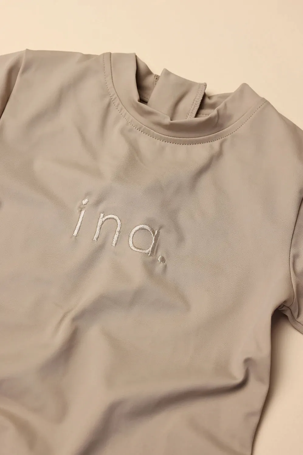 Ina Kids Unisex Rash Shirt - Sand