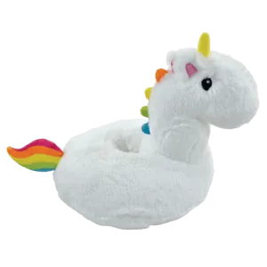 Iscream Unicorn Float Furry Pillow
