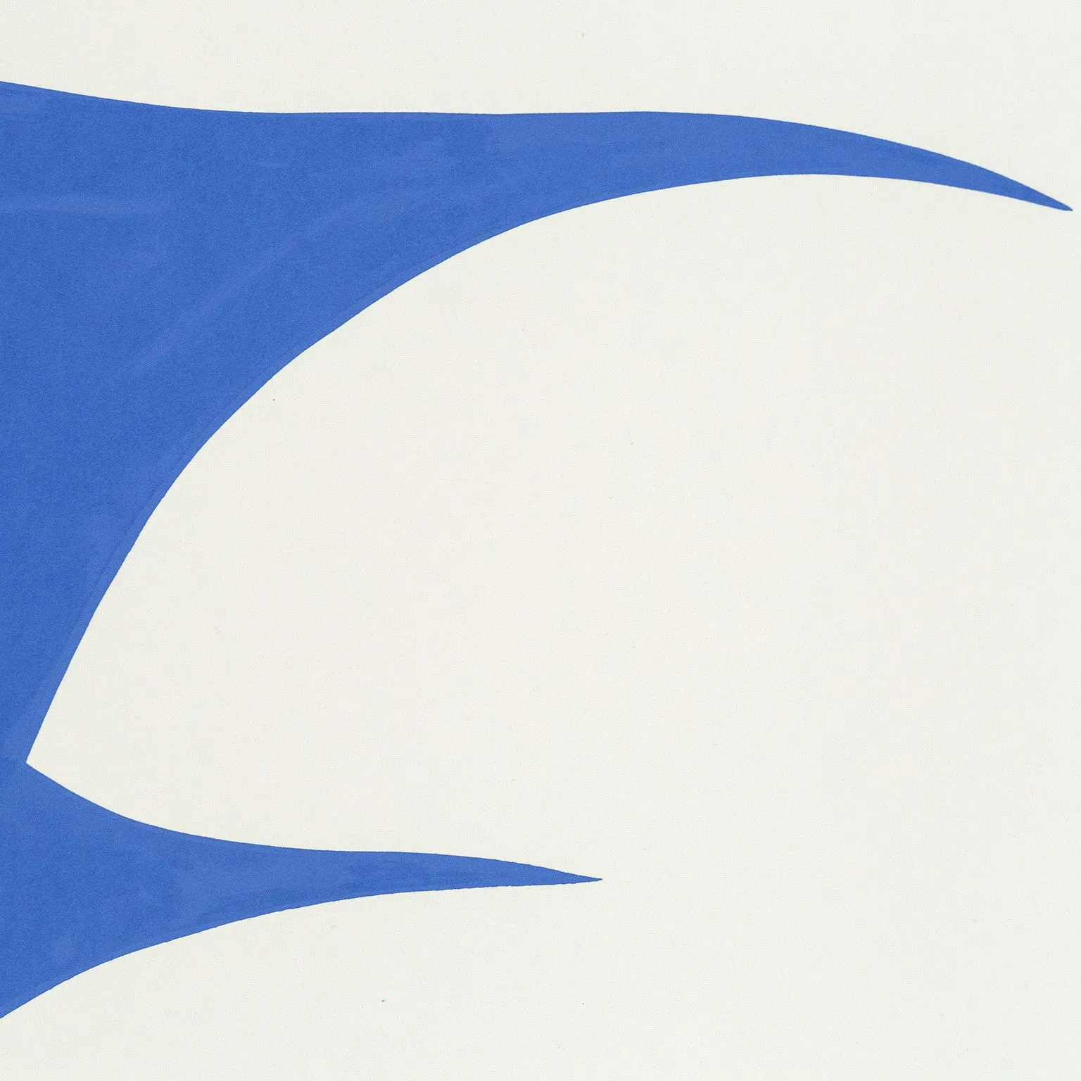 JACK YOUNGERMAN "UKIYO-E BLUE CHALK" SCREENPRINT, 1976