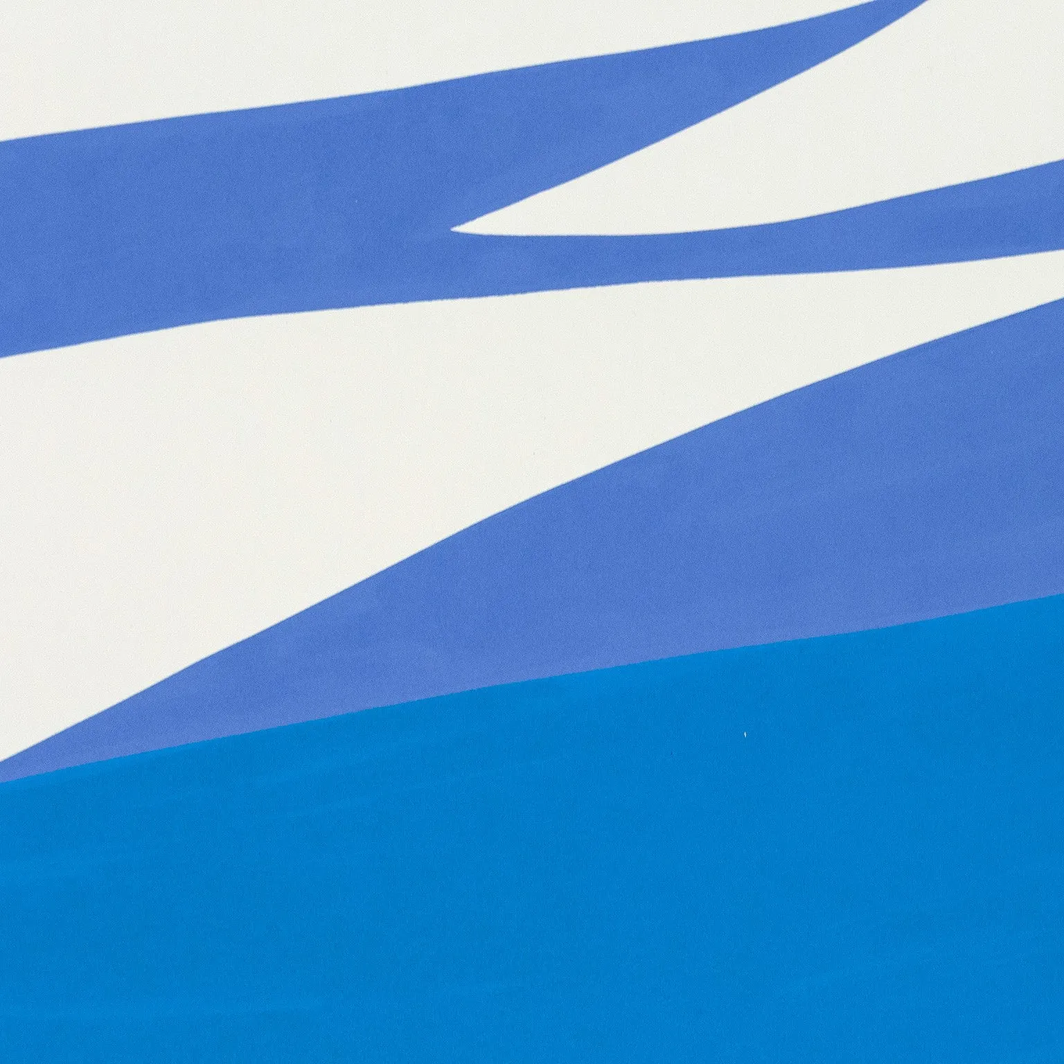 JACK YOUNGERMAN "UKIYO-E BLUE CHALK" SCREENPRINT, 1976