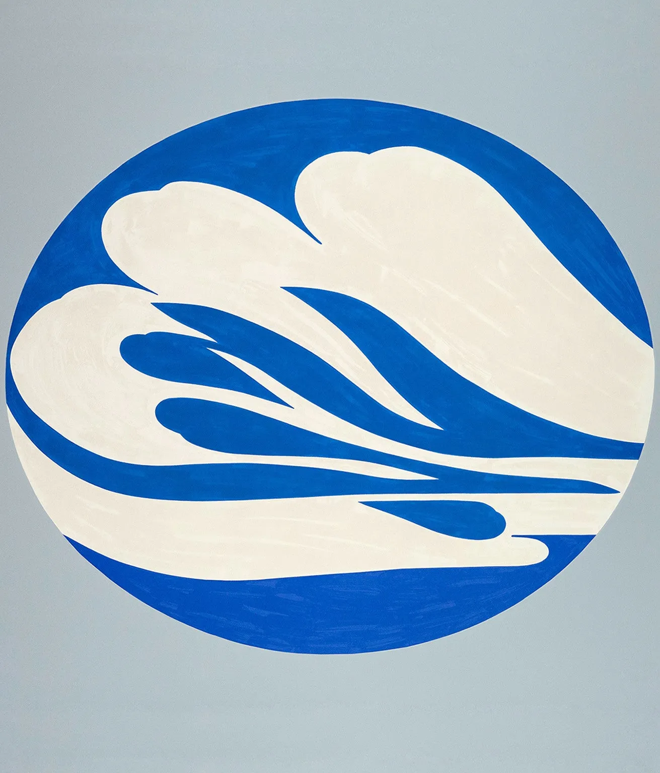JACK YOUNGERMAN "UKIYO-E BLUE CHALK" SCREENPRINT, 1976