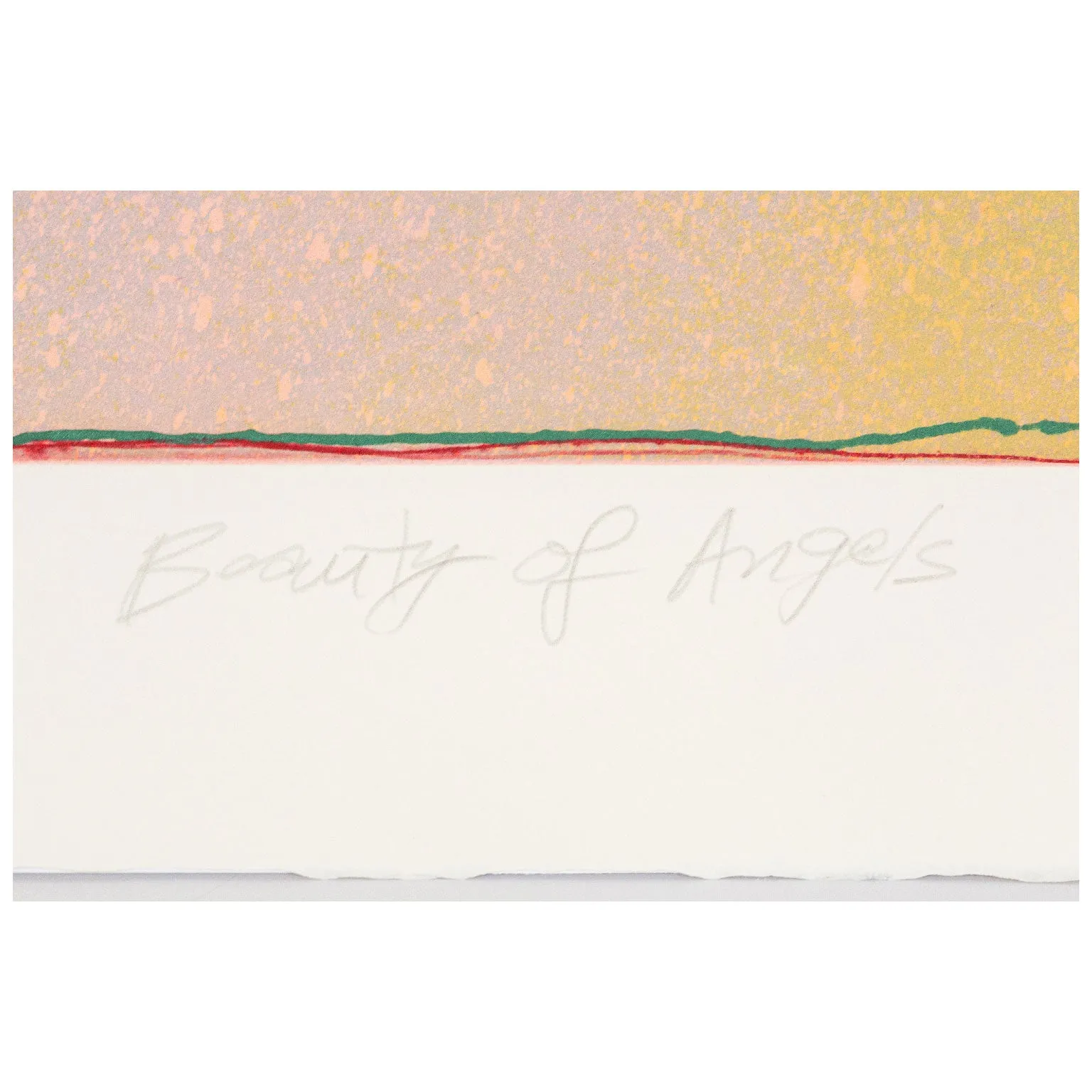 JULES OLITSKI "BEAUTY OF ANGELS" AQUATINT, 1989