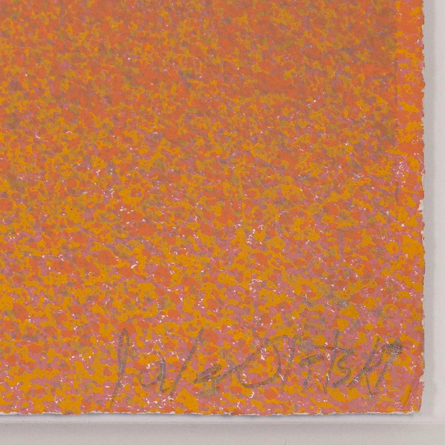 JULES OLITSKI "GRAPHIC SUITE #2" (ORANGE) SILKSCREEN 1970