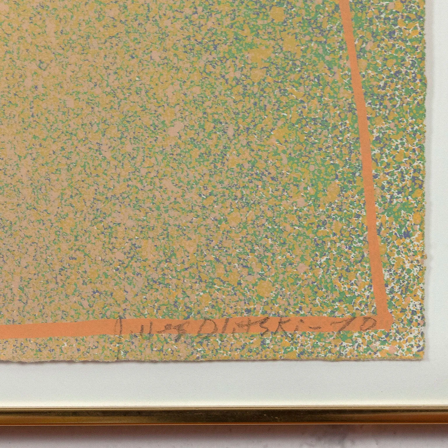 JULES OLITSKI "GRAPHIC SUITE I" (YELLOW/GREEN) SILKSCREEN 1970