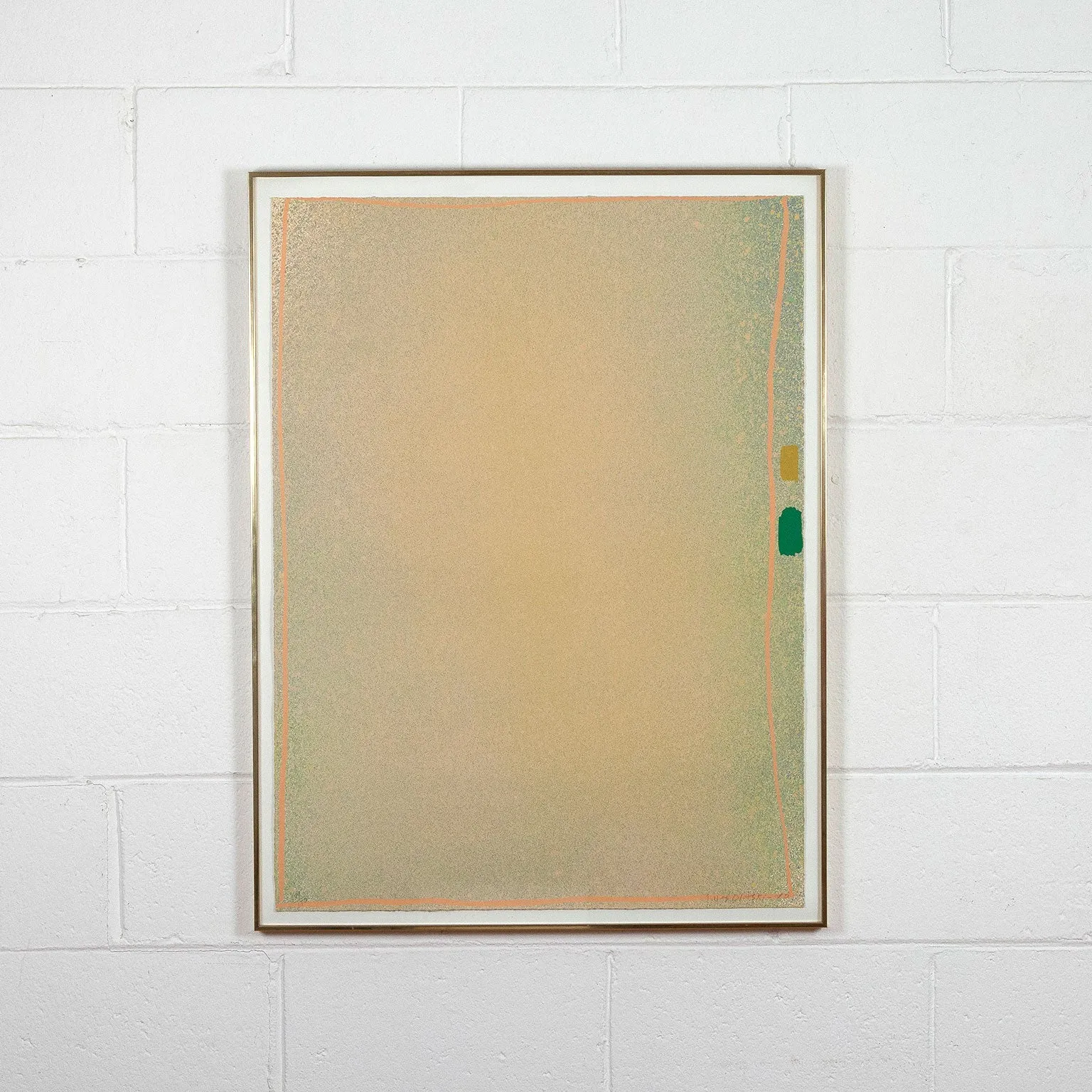 JULES OLITSKI "GRAPHIC SUITE I" (YELLOW/GREEN) SILKSCREEN 1970