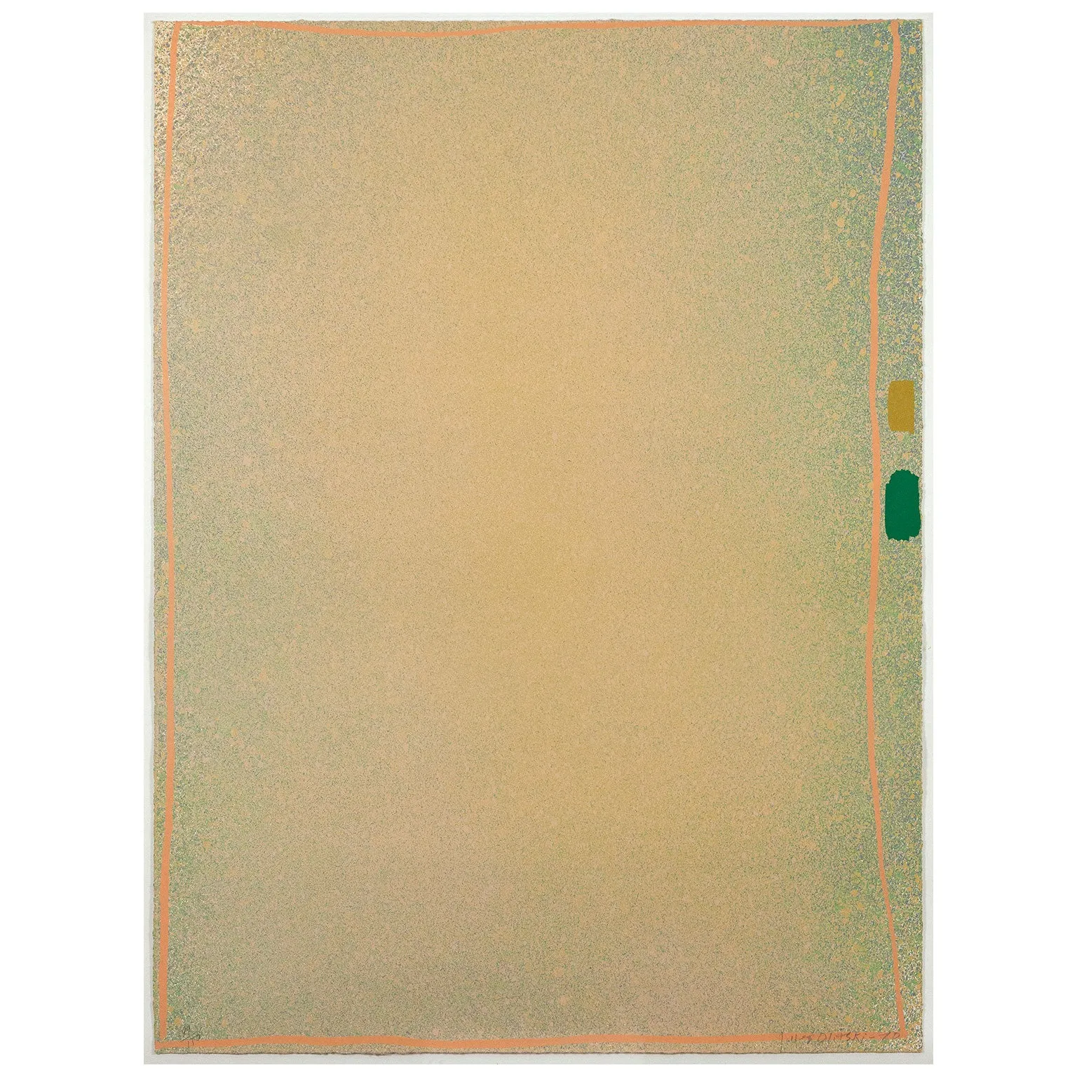 JULES OLITSKI "GRAPHIC SUITE I" (YELLOW/GREEN) SILKSCREEN 1970