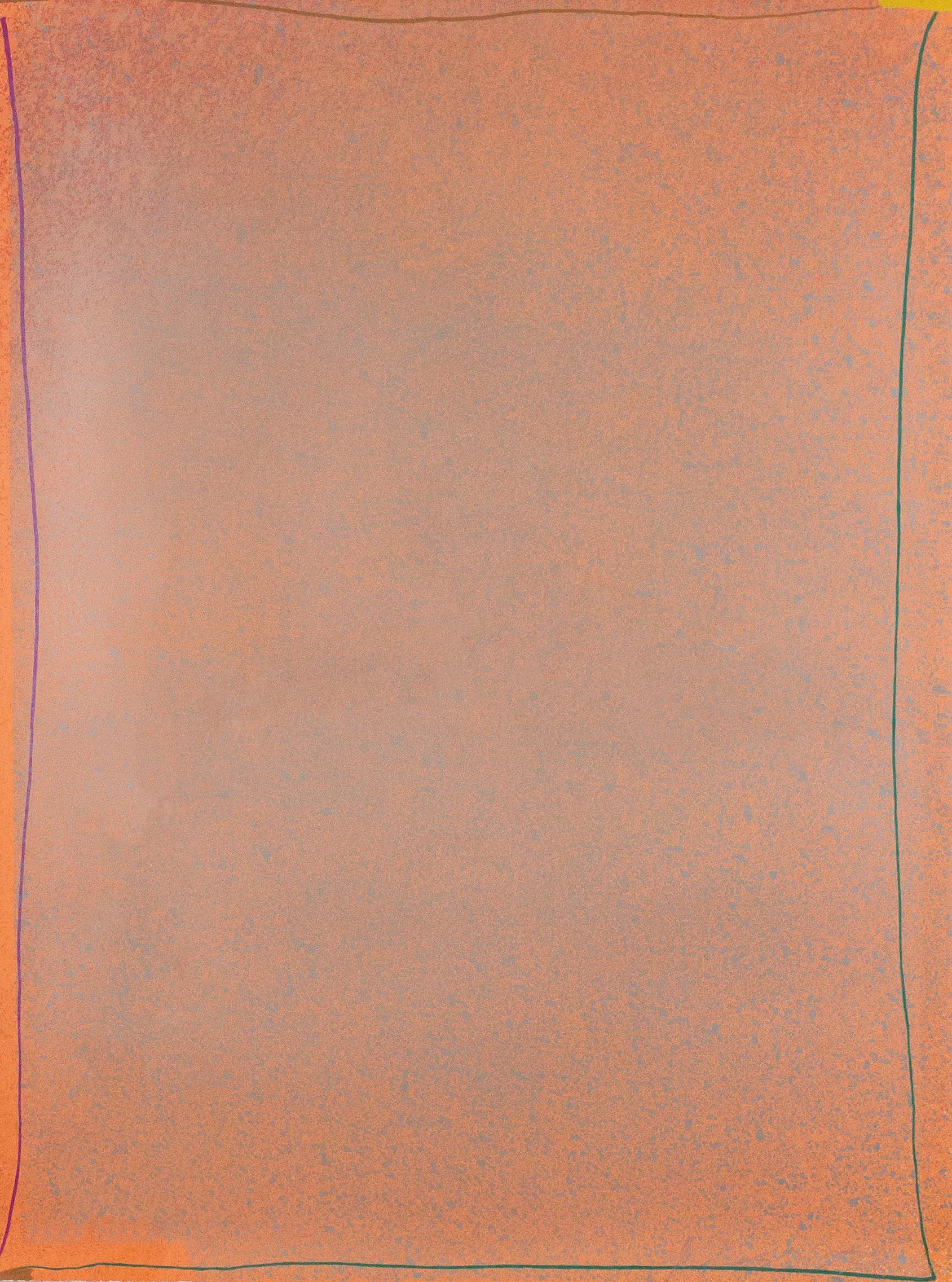 JULES OLITSKI "ORANGE G" SILKSCREEN, 1970