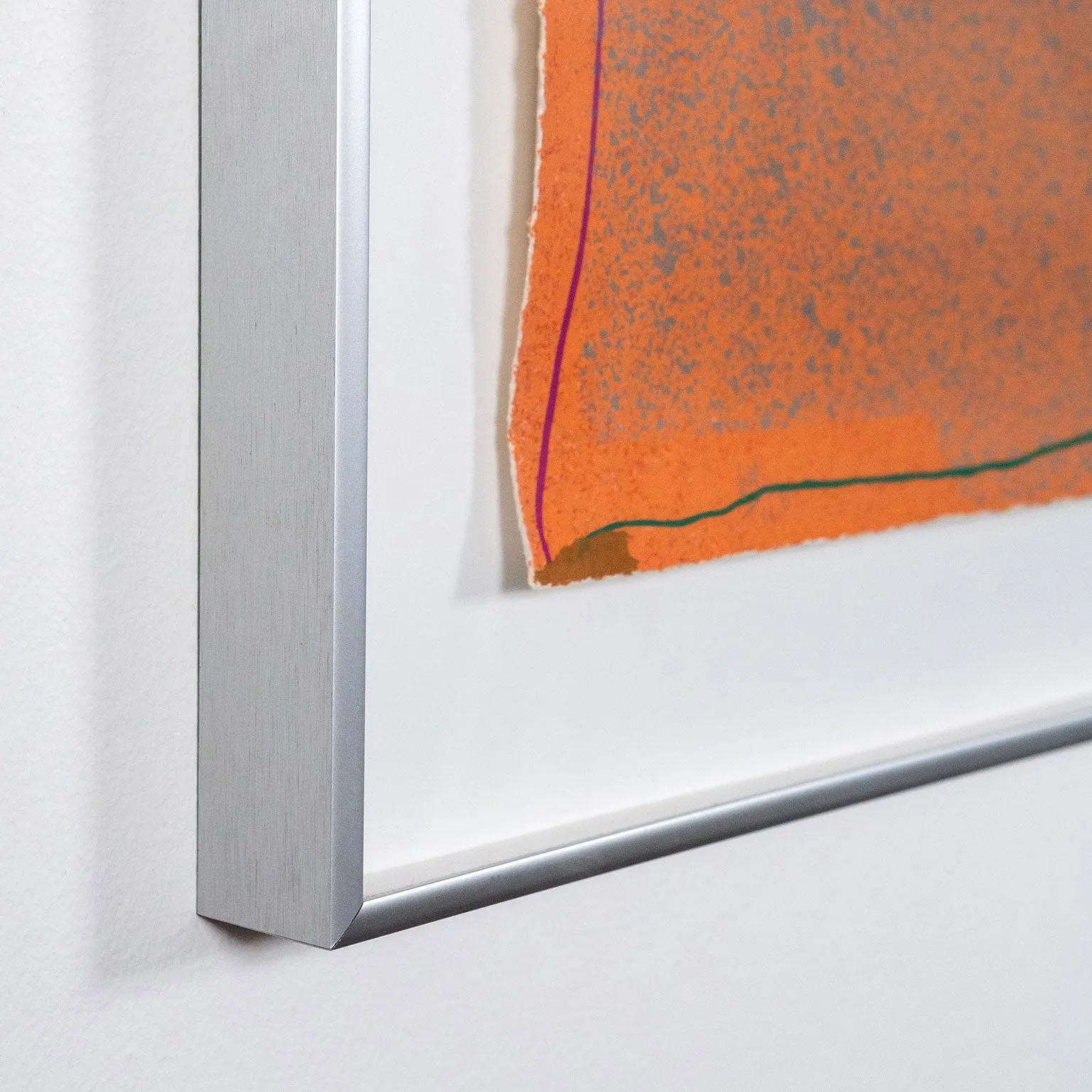 JULES OLITSKI "ORANGE G" SILKSCREEN, 1970