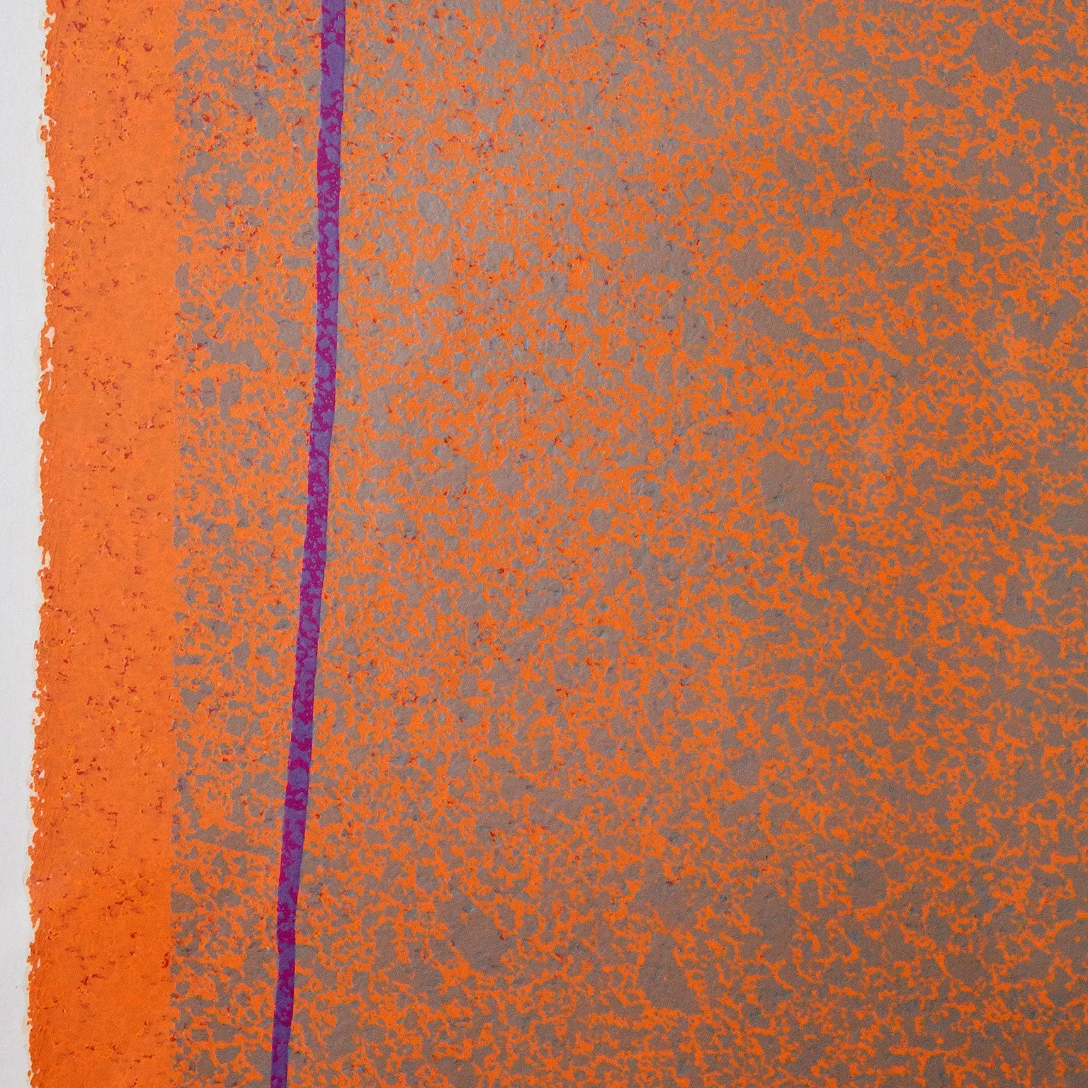 JULES OLITSKI "ORANGE G" SILKSCREEN, 1970
