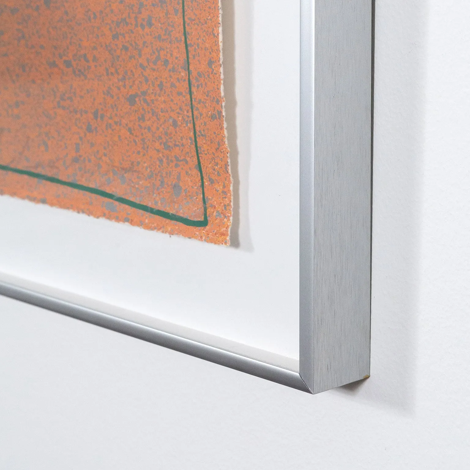 JULES OLITSKI "ORANGE G" SILKSCREEN, 1970