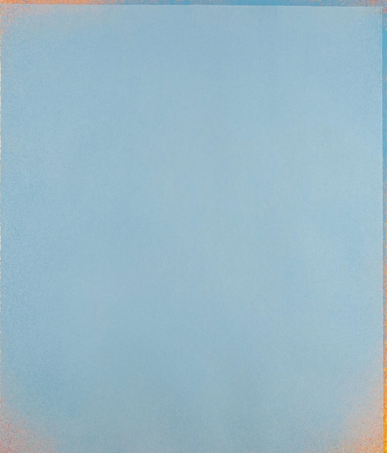 JULES OLITSKI "PALE BLUE" SILKSCREEN 1970