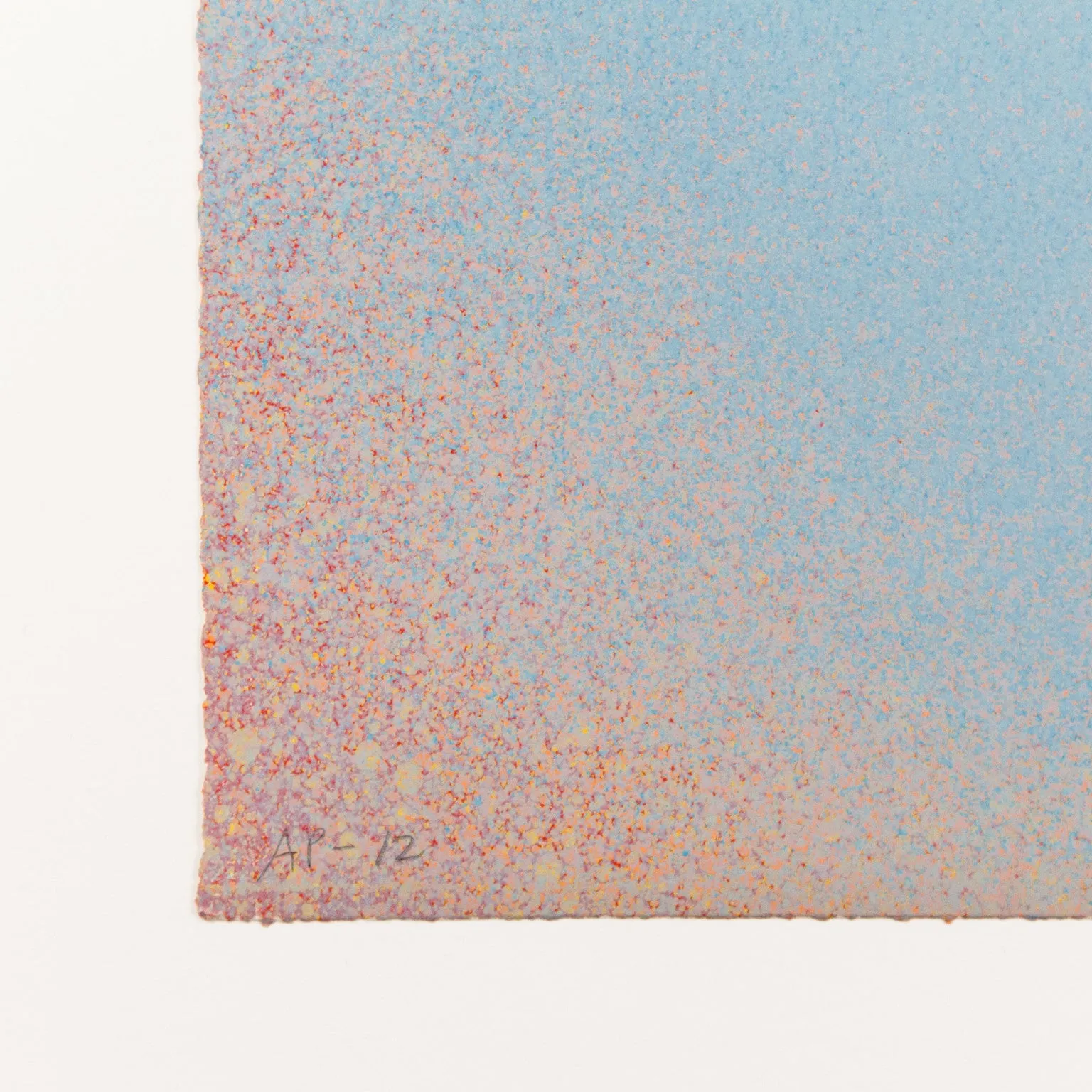 JULES OLITSKI "PALE BLUE" SILKSCREEN 1970