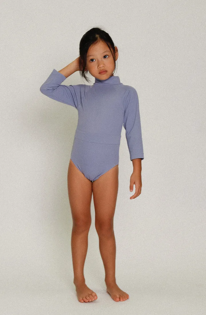 June Girls Long Sleeve One Piece - Berry